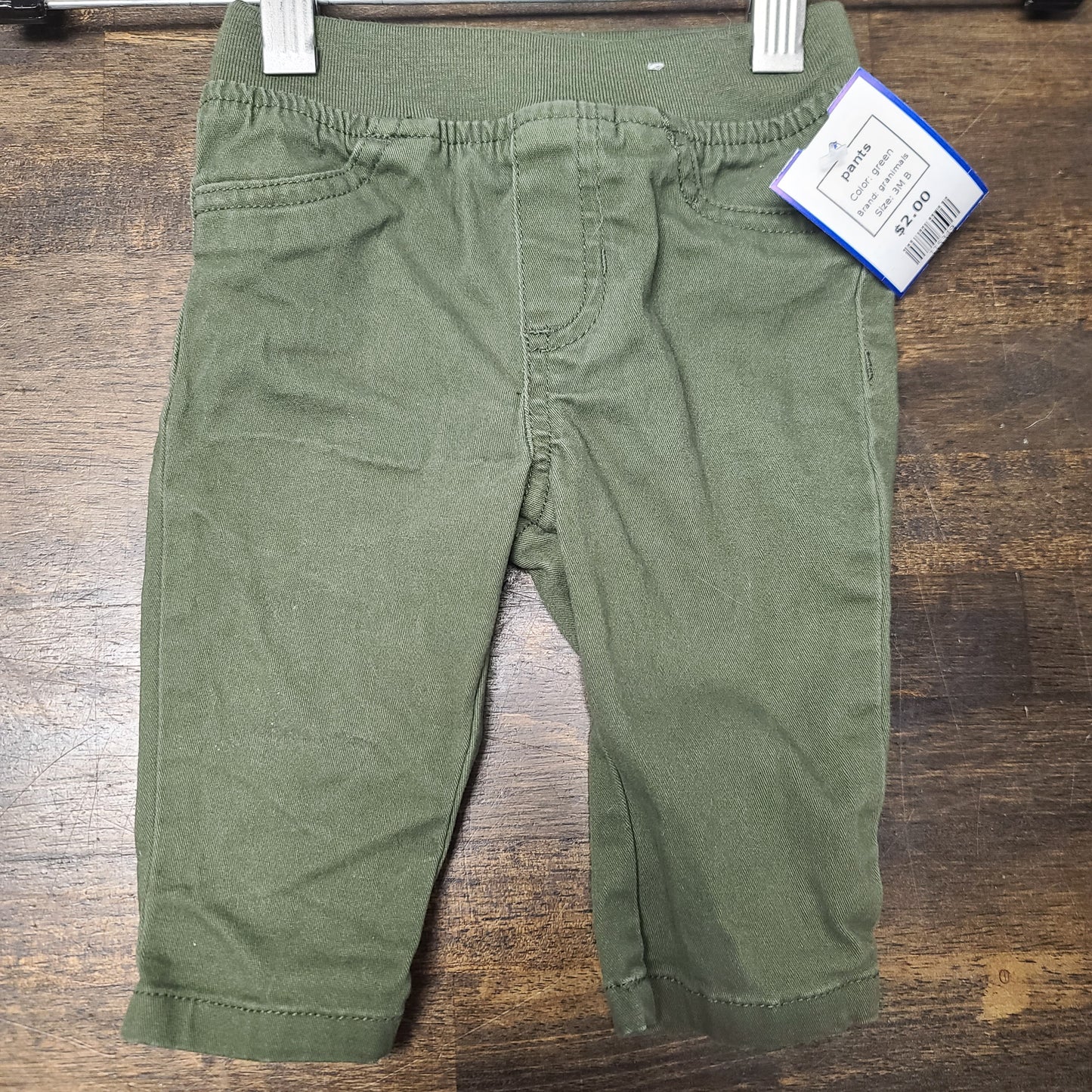 green granimals pants, 3M B