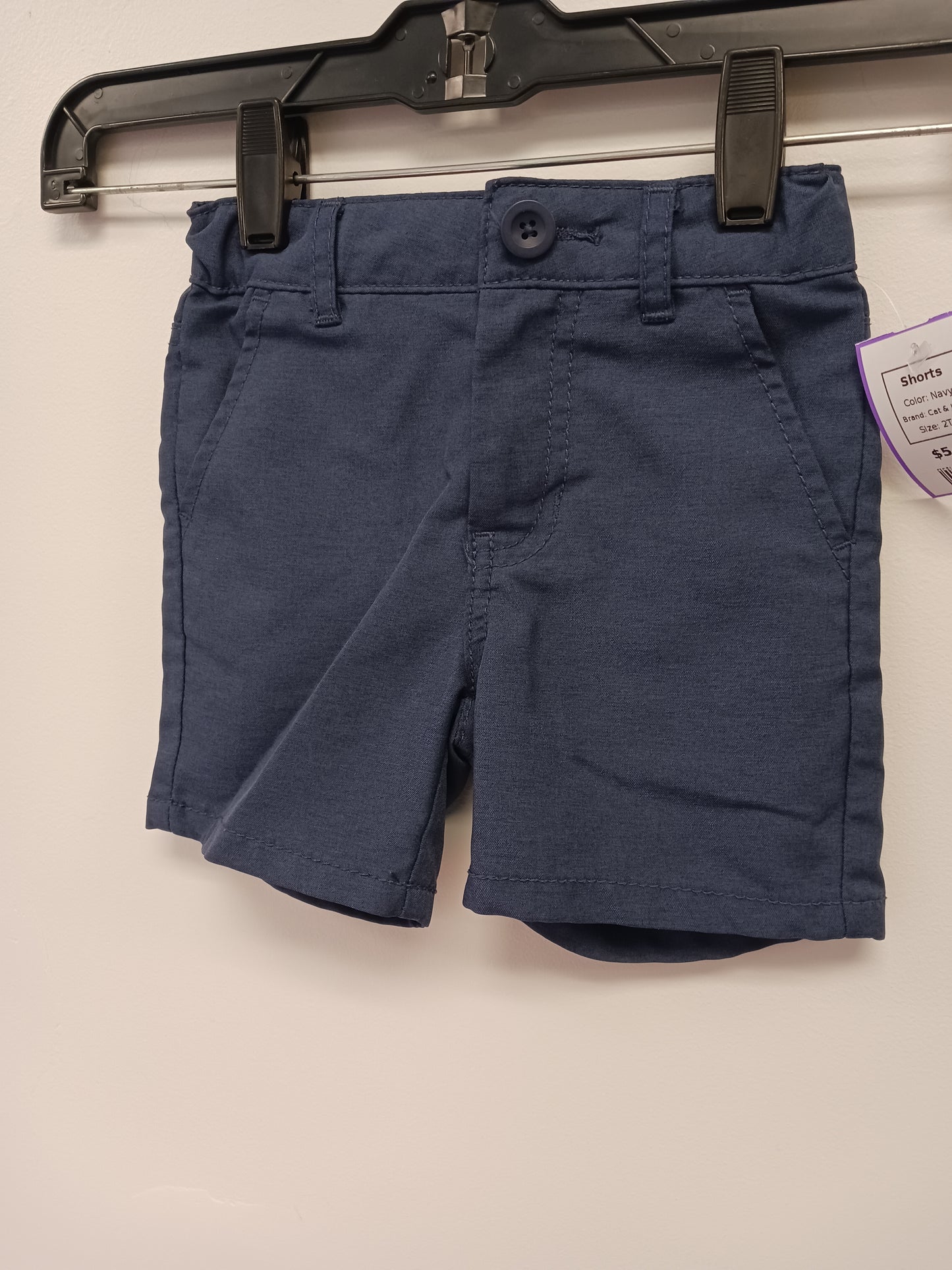 Navy Cat & Jack Shorts, 2T B