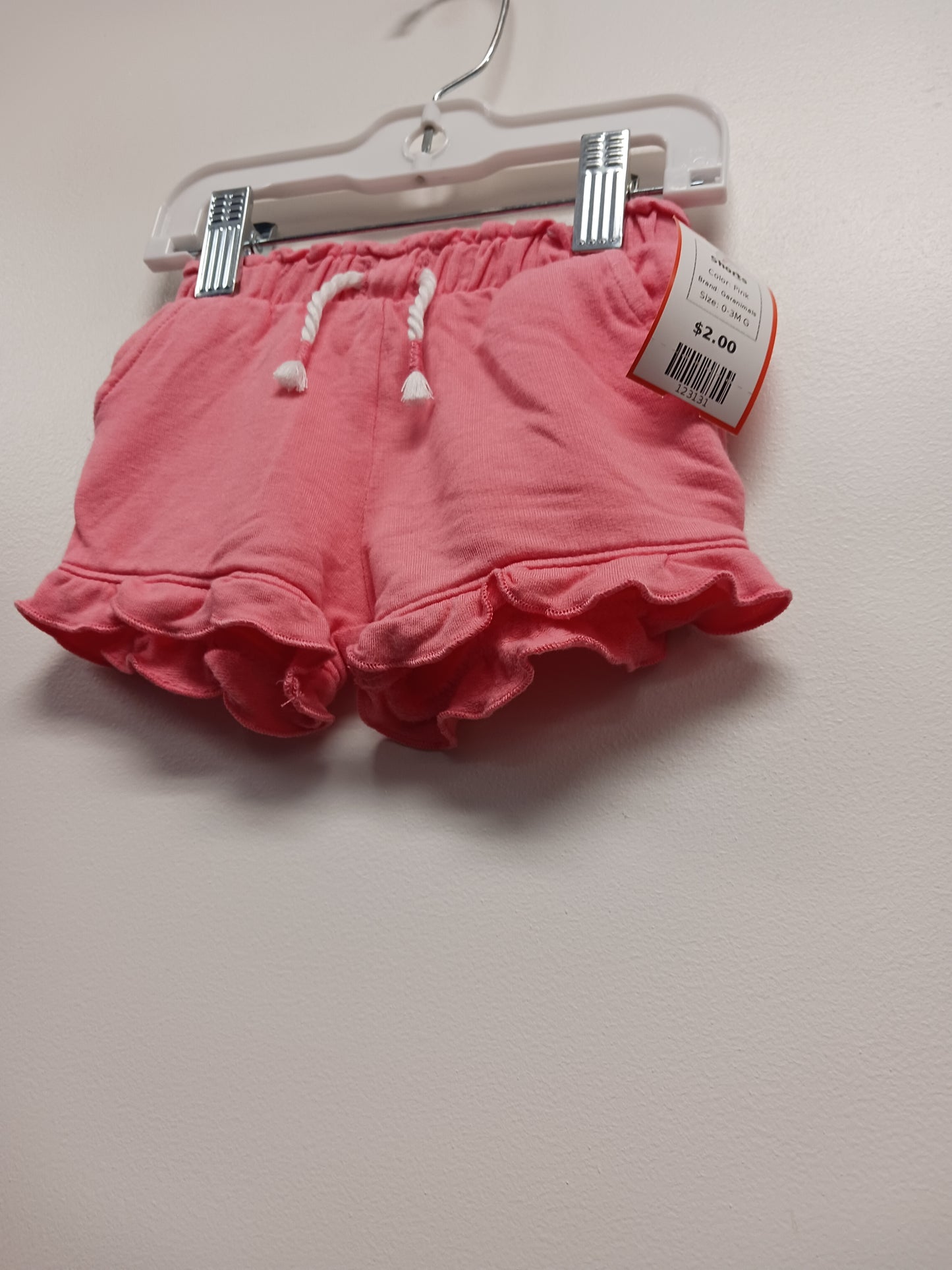Pink Garanimals Shorts, 0-3M G