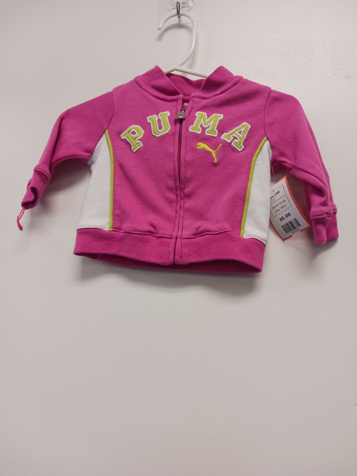 Pink/Green/White Puma Jacket, NB G