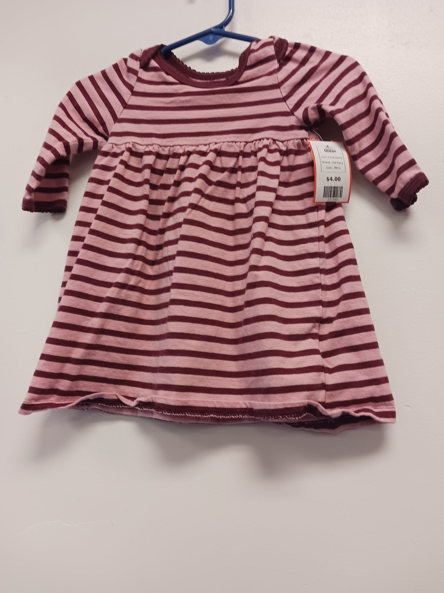 Pink/Burgandy Old Navy Dress, 3M G