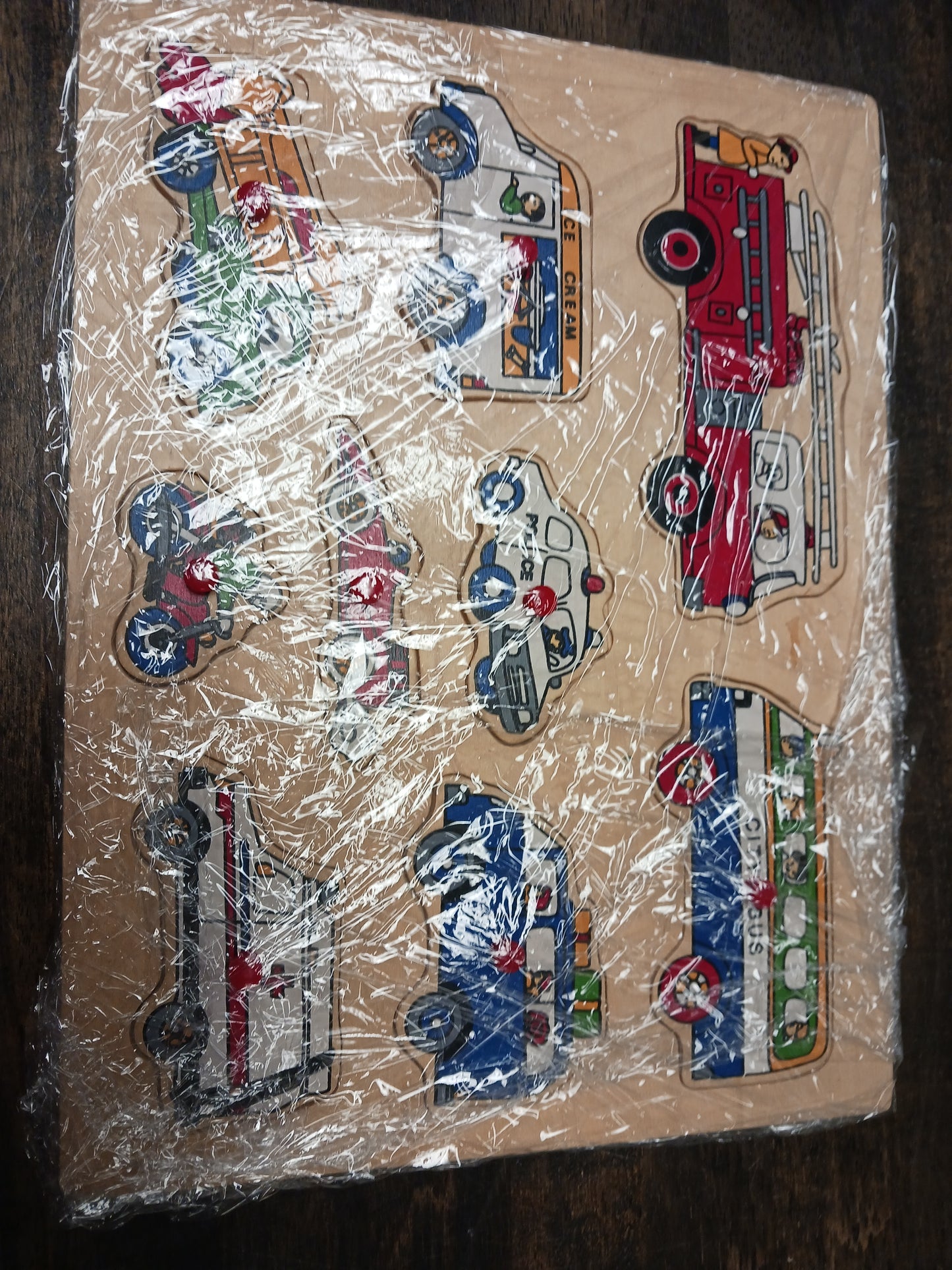 Wooden Vechicle Puzzle