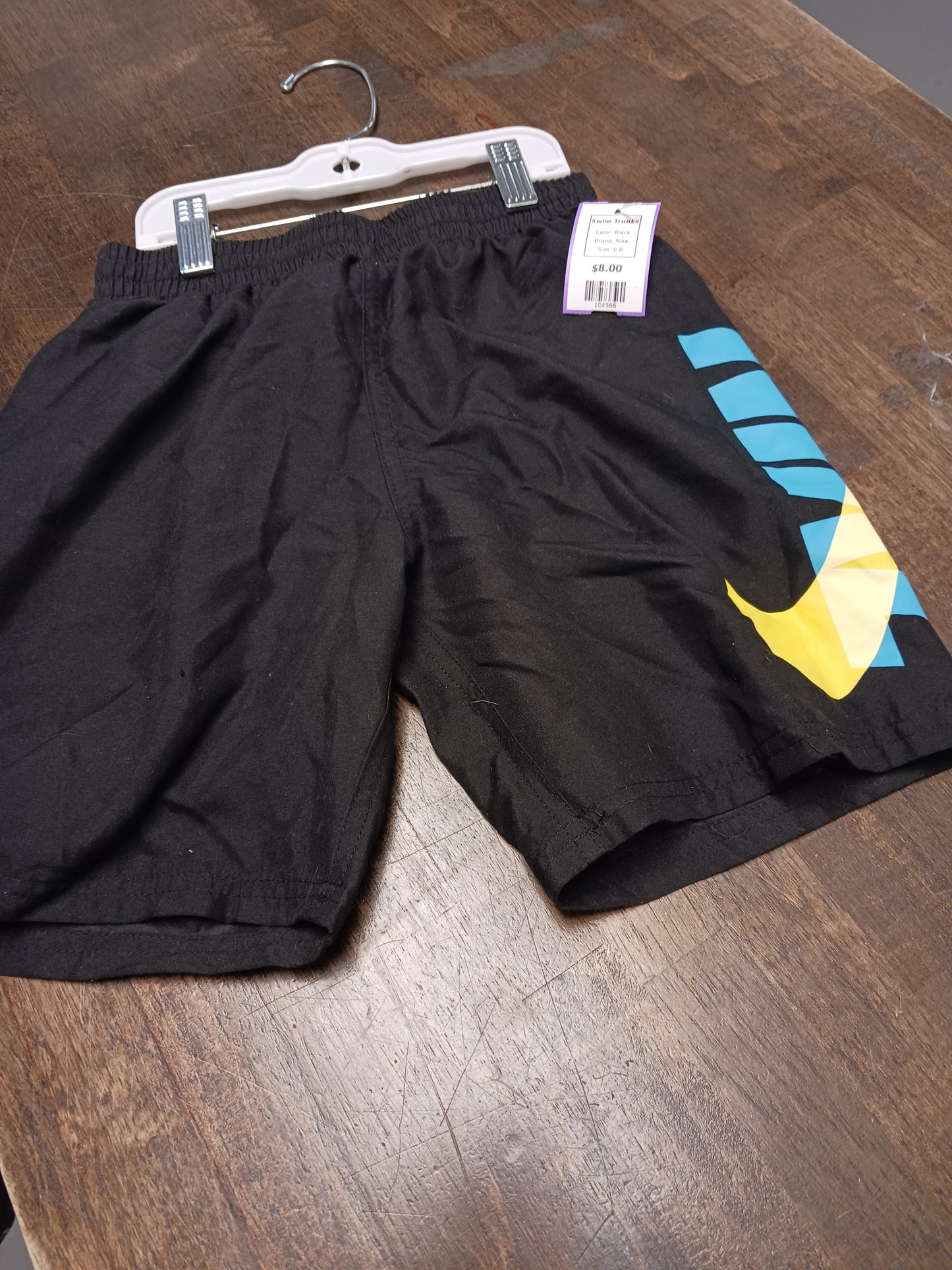 Black Nike Swim Trunks, 8 B
