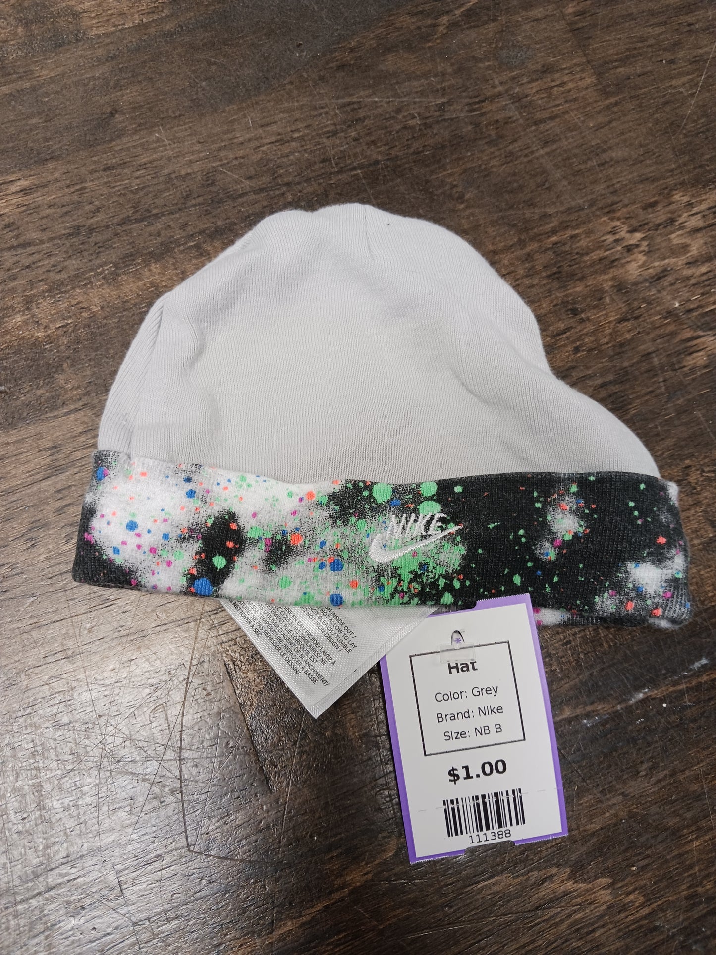 Grey Nike Hat, NB B