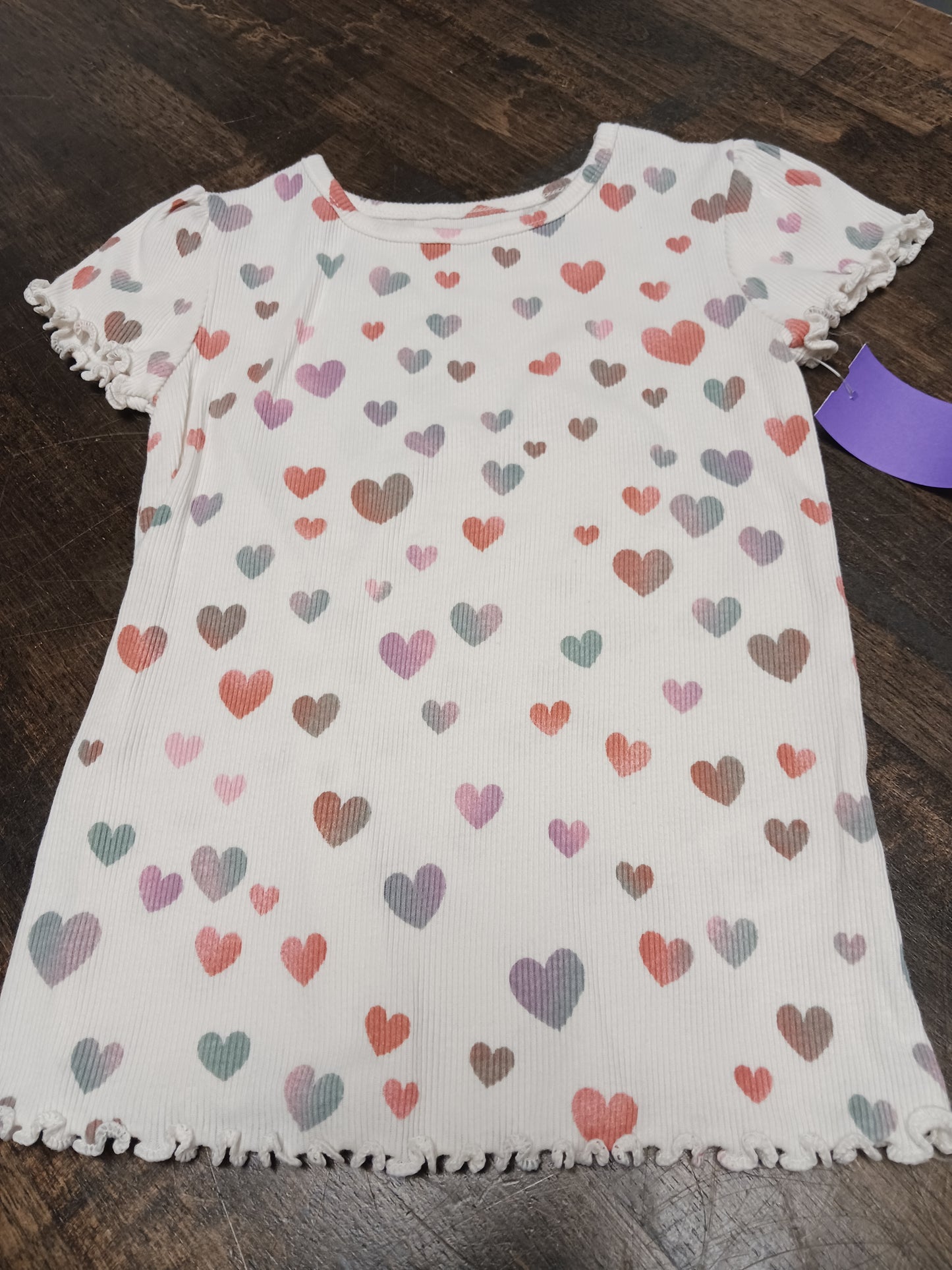 white Garanimals Heart Shirt, 4T G