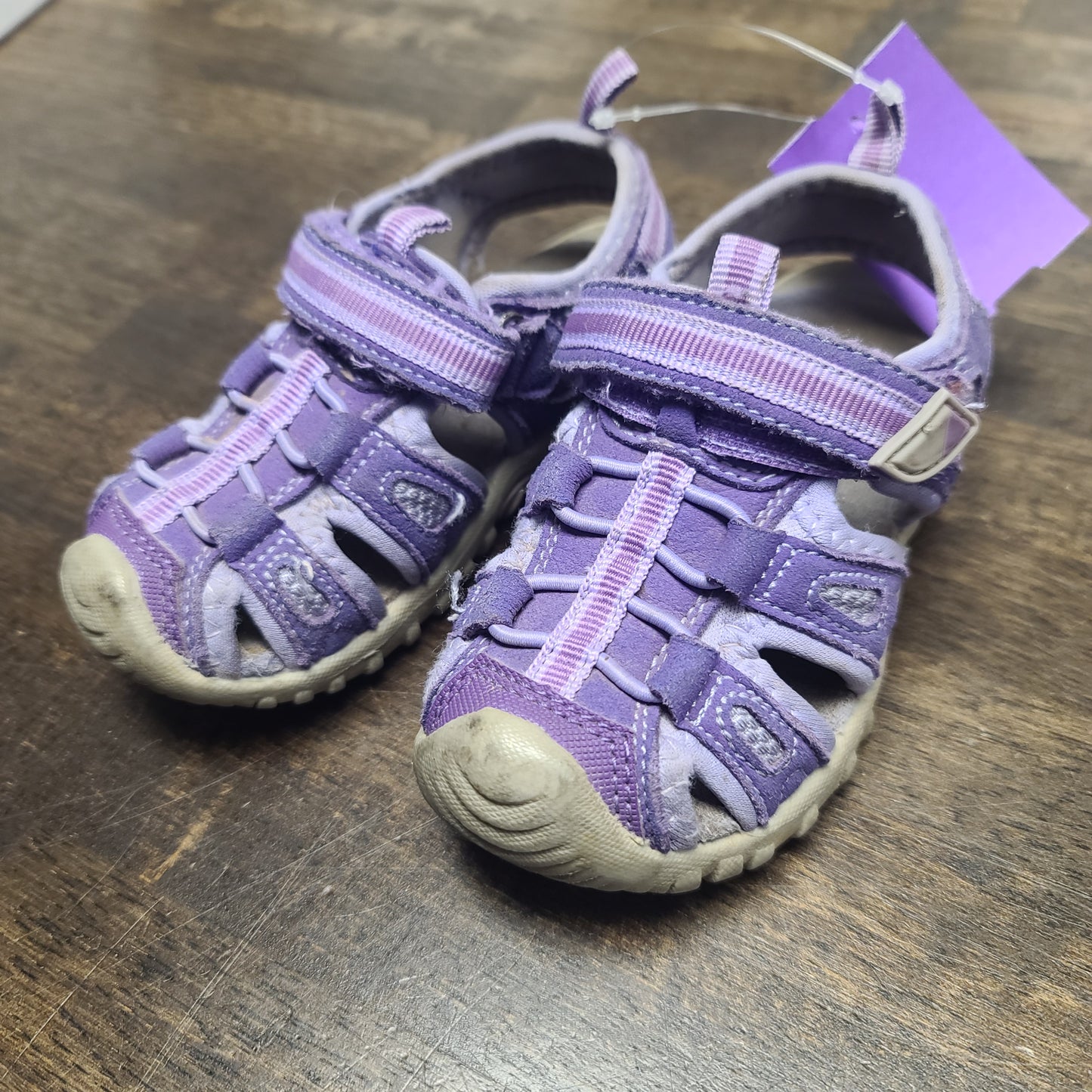 Purple/Grey Sandals, 8 G