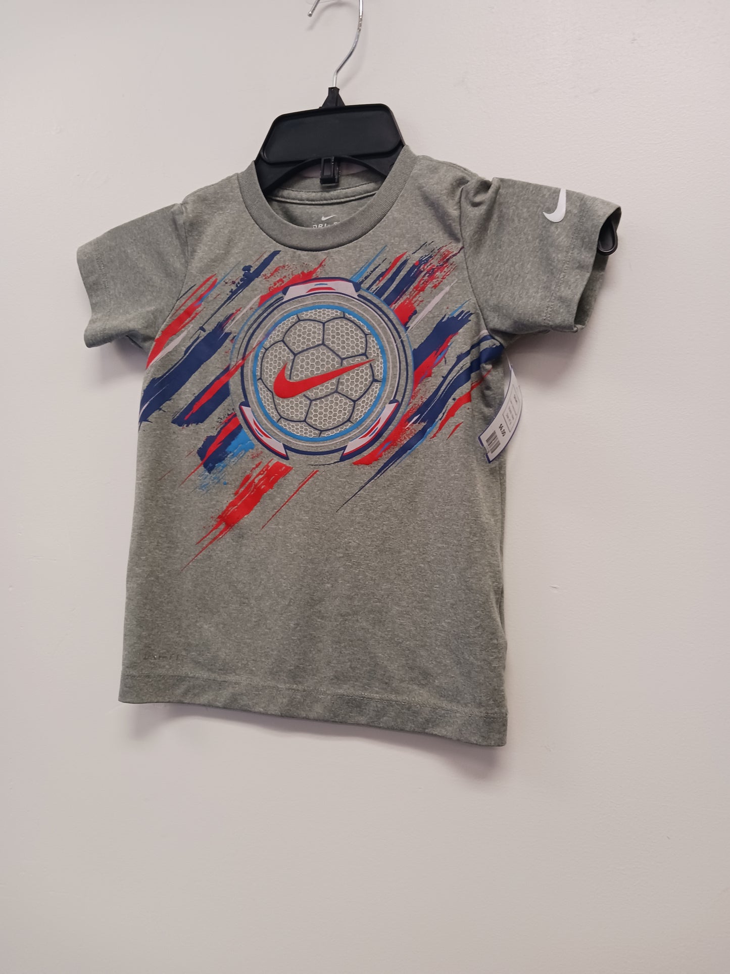 Grey Soccer Nike Shirt, 4T B