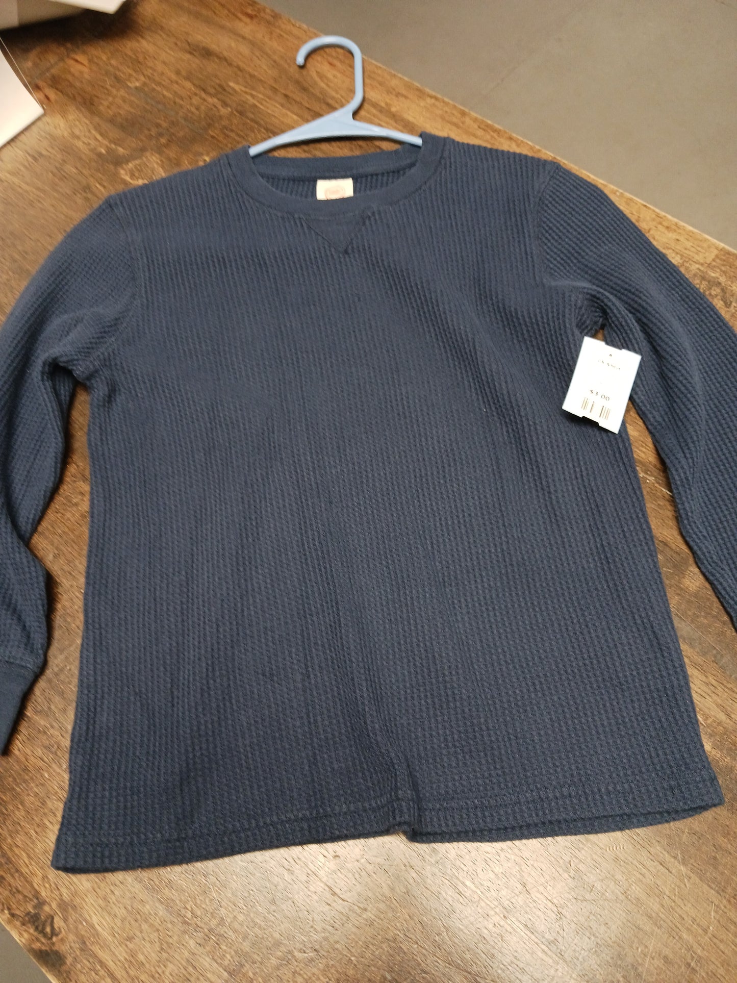 navy Wonder Nation LS Shirt, 8 B