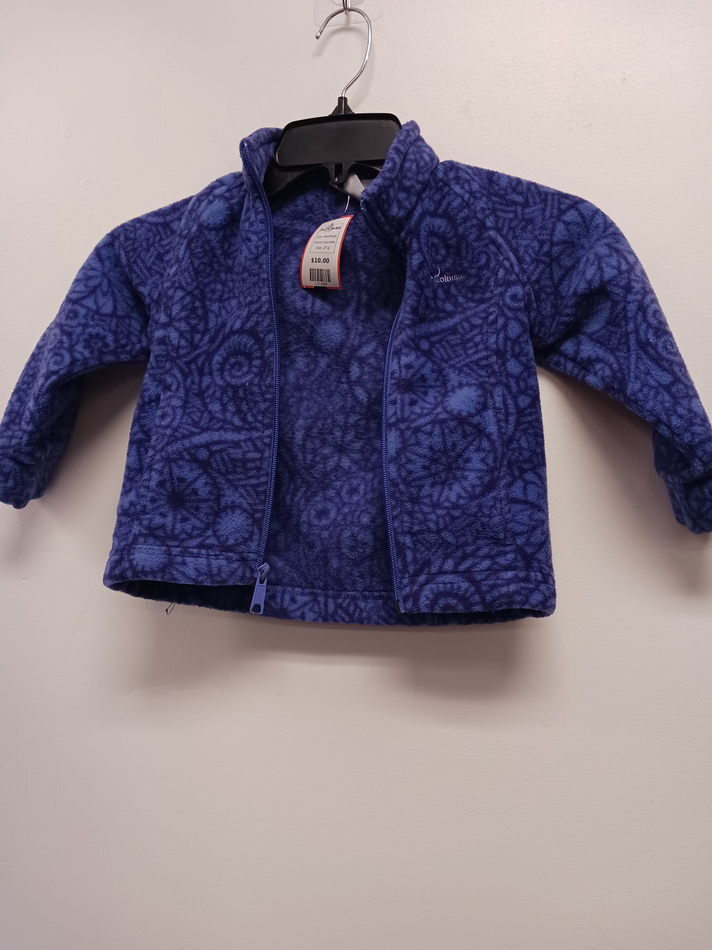 Blue/Purple Columbia Fleece Jacket, 2T G