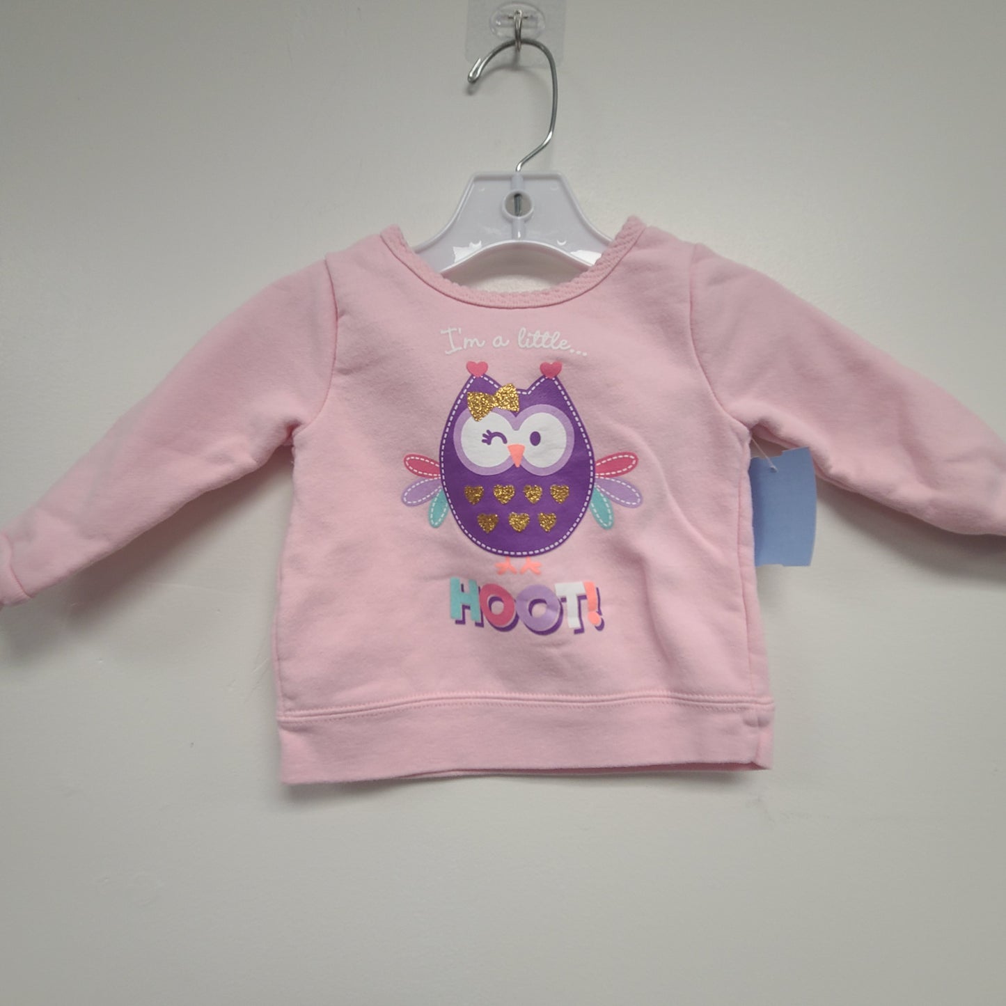 Pink Owl Garanimals Longsleeve Shirt, 6M G