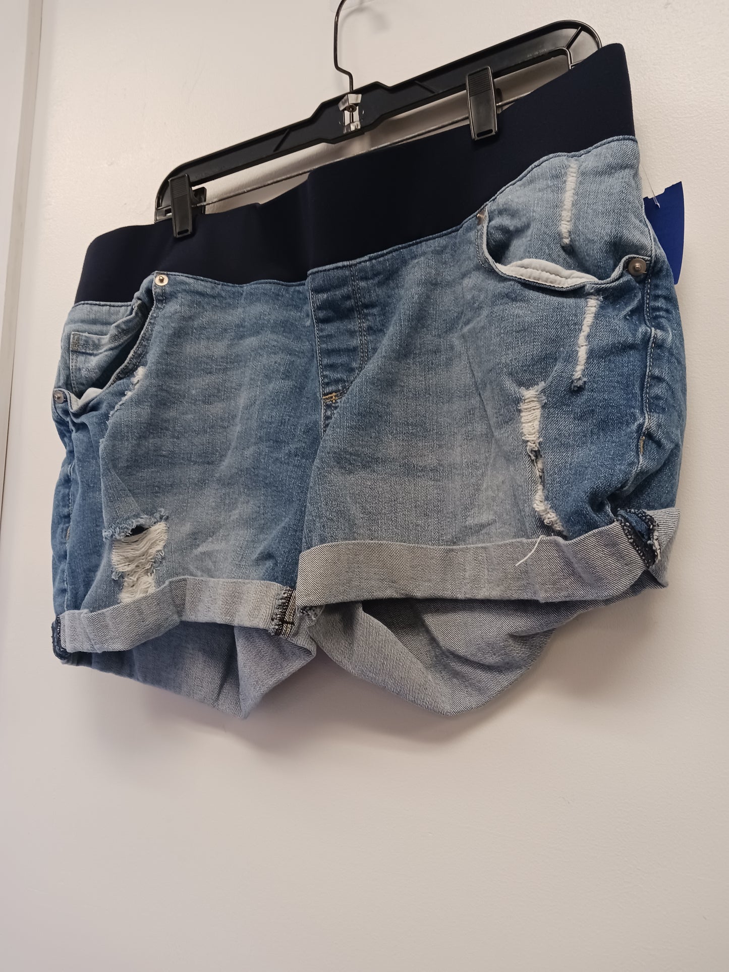 Blue Jean Great Expectations Maternity Shorts, X-Large