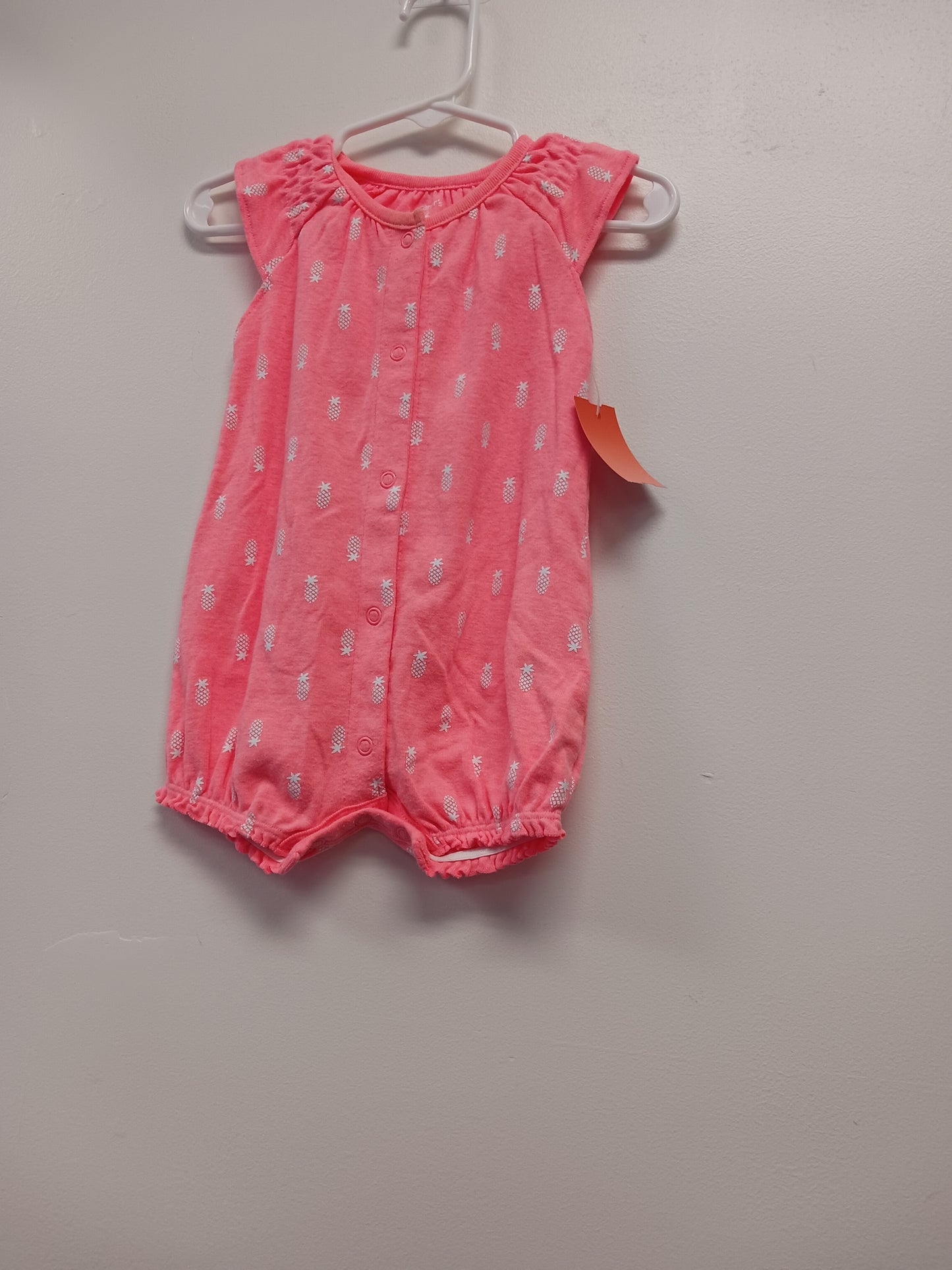 Pink Carters Pineapple Romper, 6M G