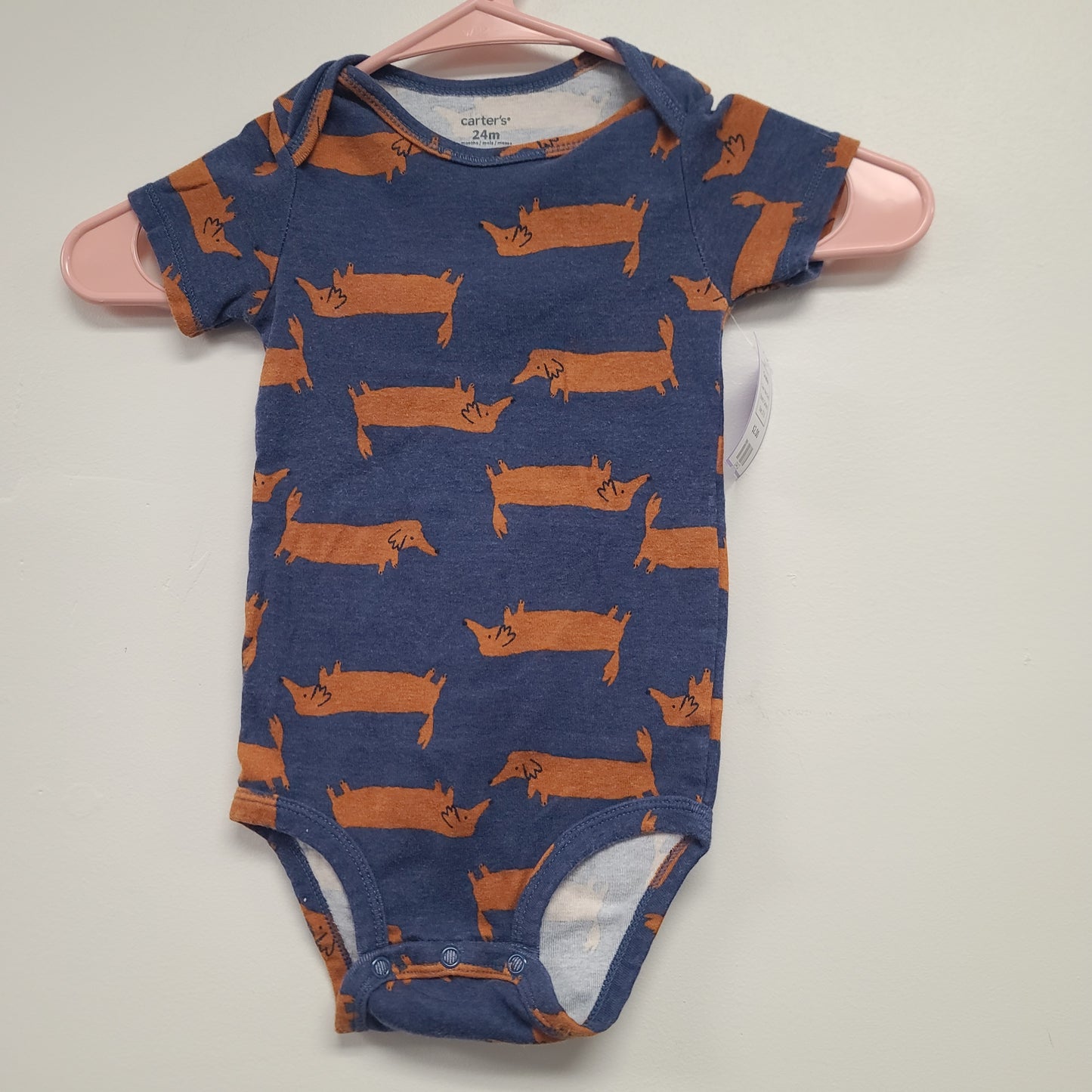 Navy Dog Carters Onesie, 2T B