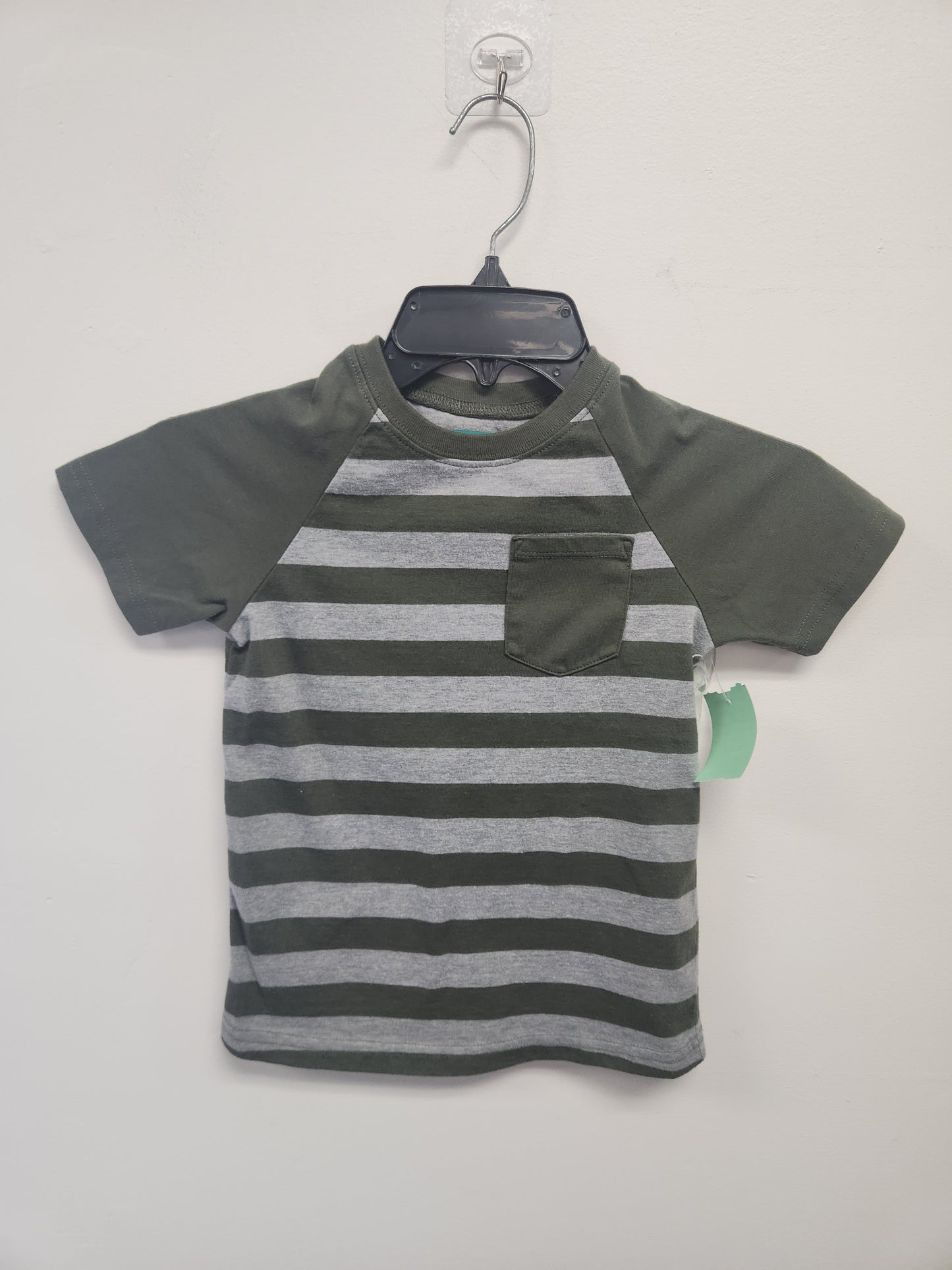 Green/Grey Garanimals Striped Tshirt, 5T B