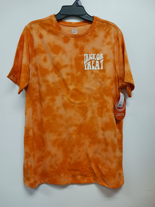 Orange Wonder Nation Trick or Treat Tshirt, 18 G