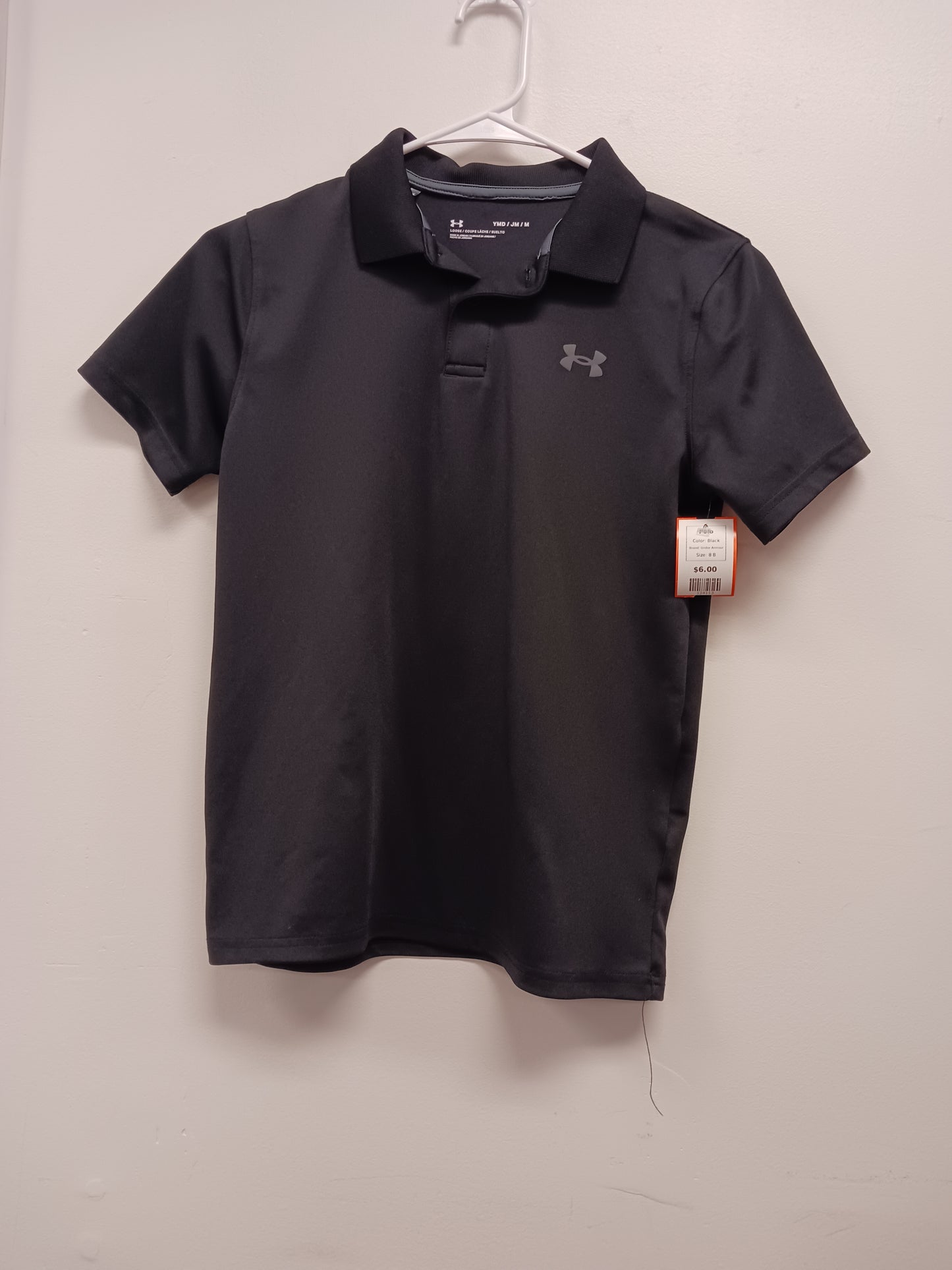 Black Under Armour Polo, 8 B