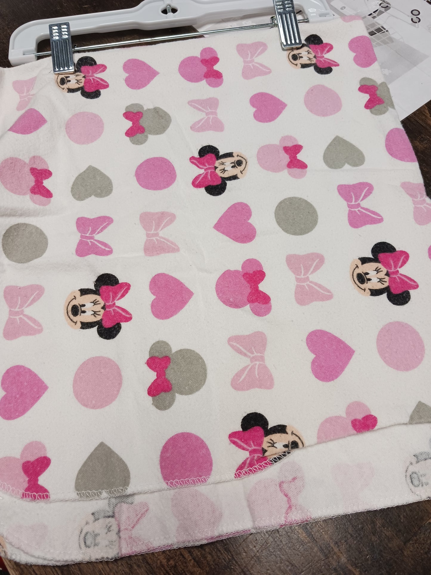 White/Pink Minnie BLanket