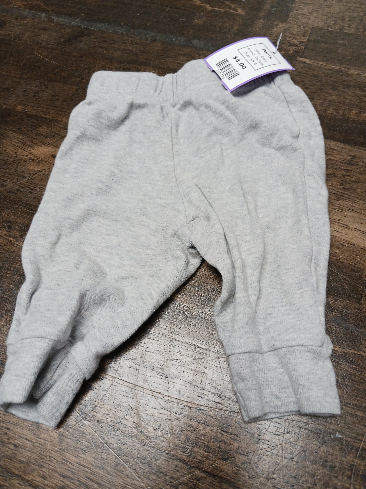 Grey Carters Pants, NB B