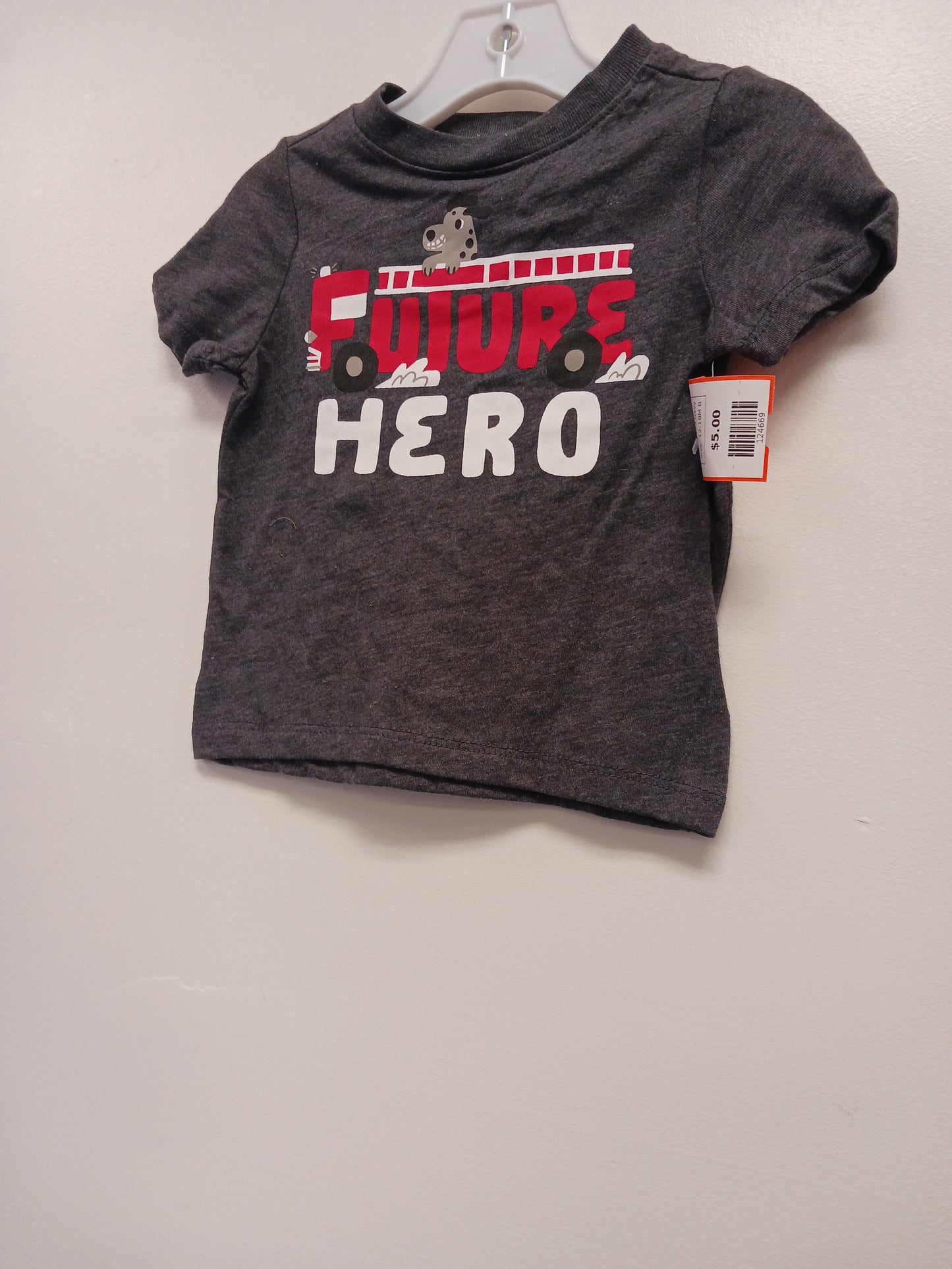grey Old Navy Future Hero Tshirt, 12-18M B