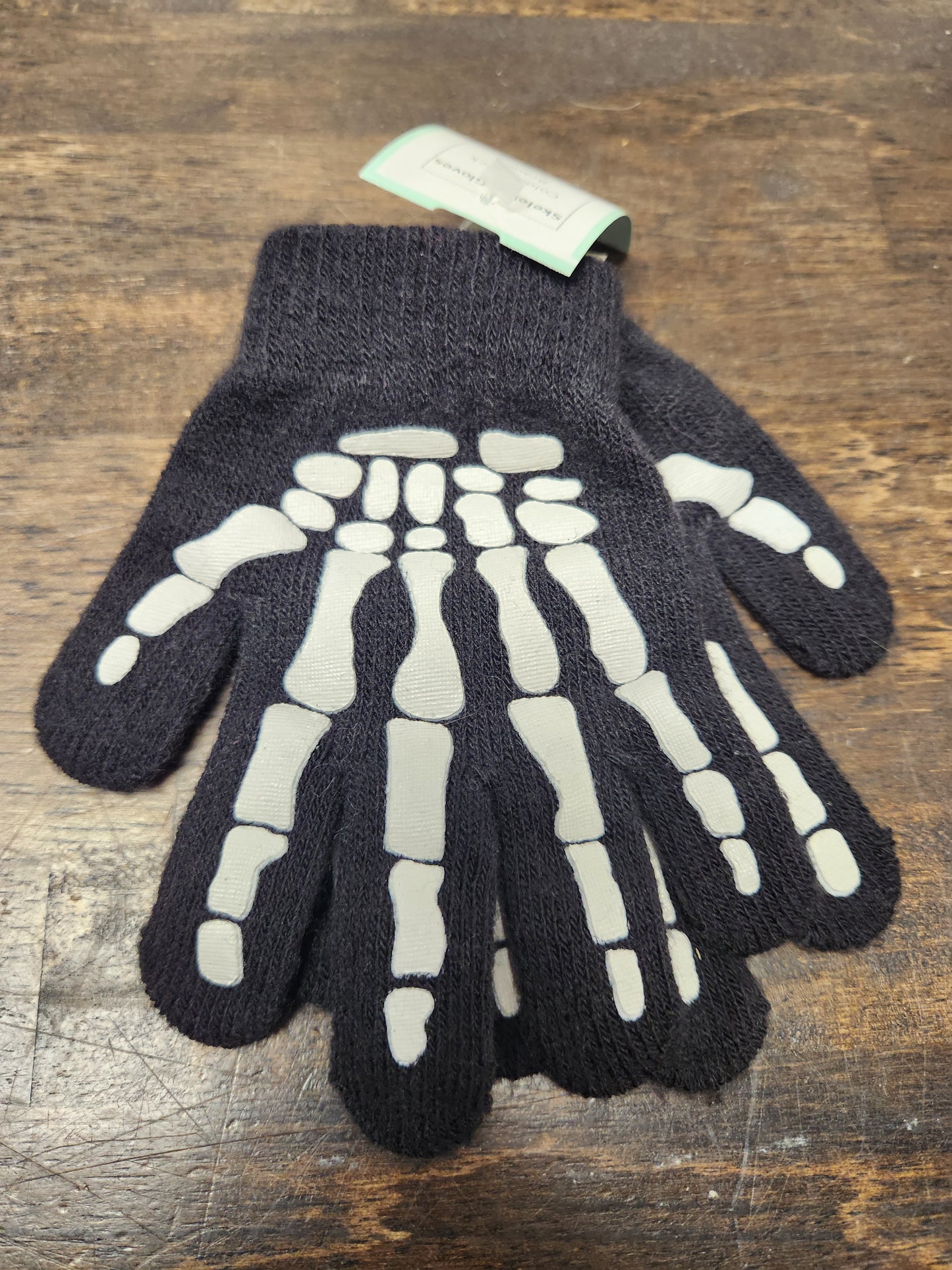 Black Skeleton Gloves