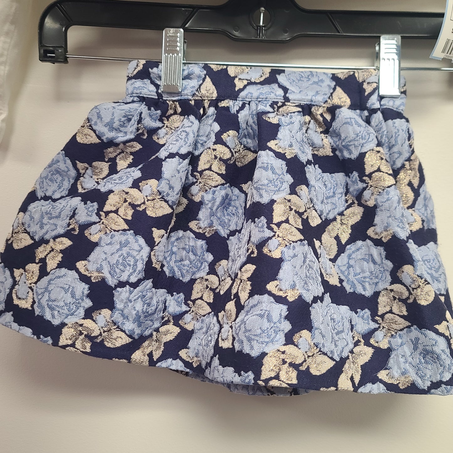 Navy/White Flower Janie And Jack Outfit, 18M G