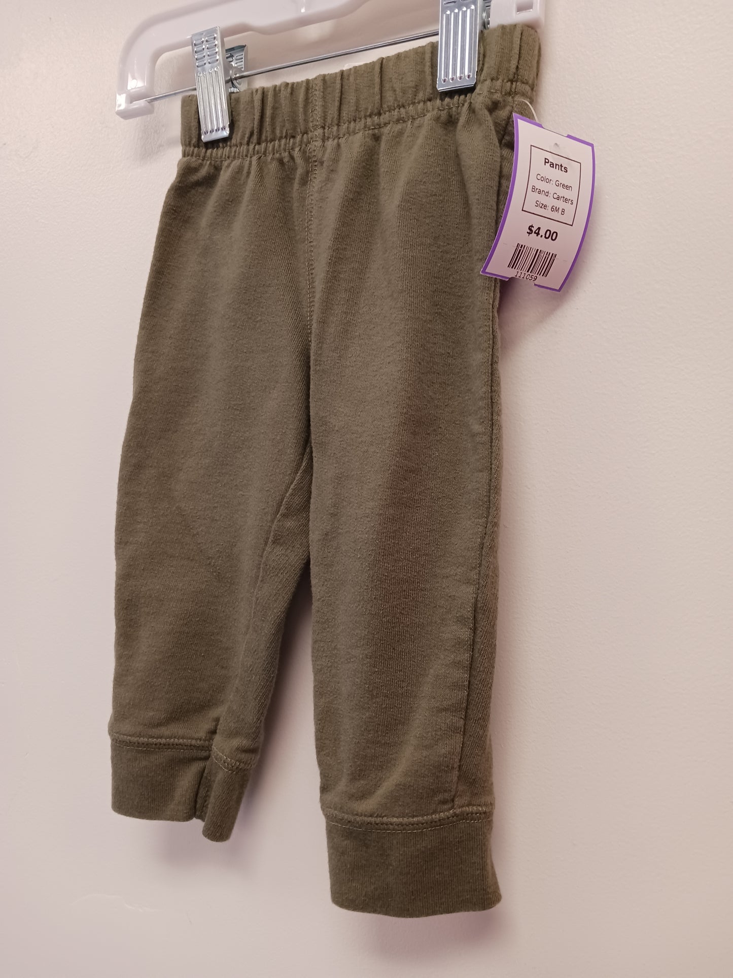 Green Carters Pants, 6M B