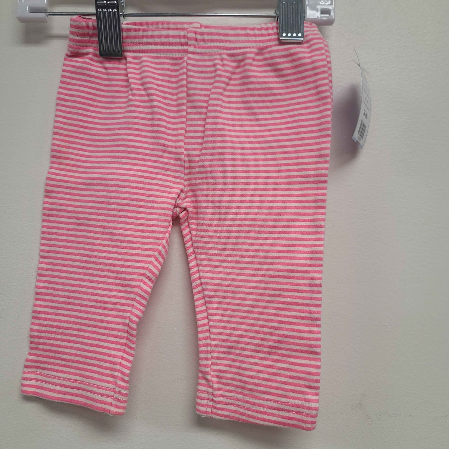 Pink/White Striped Carters Pants, 3M G
