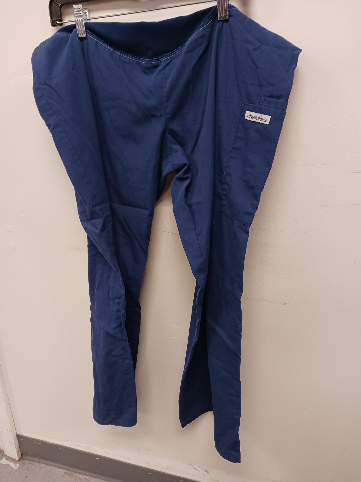 Navy Cherokee Maternity Scrub Pants, Medium