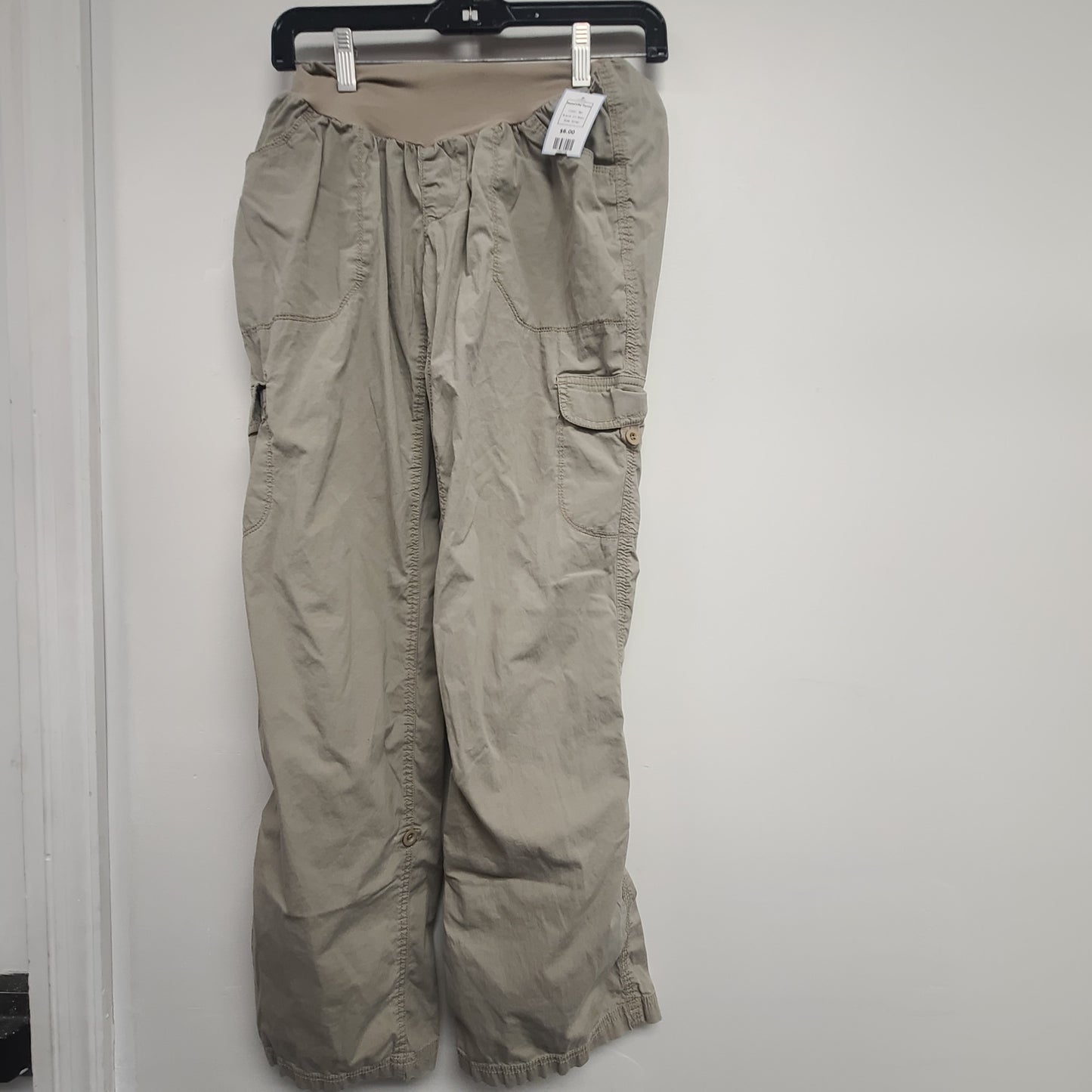 Tan Oh Baby Maternity Pants, Small