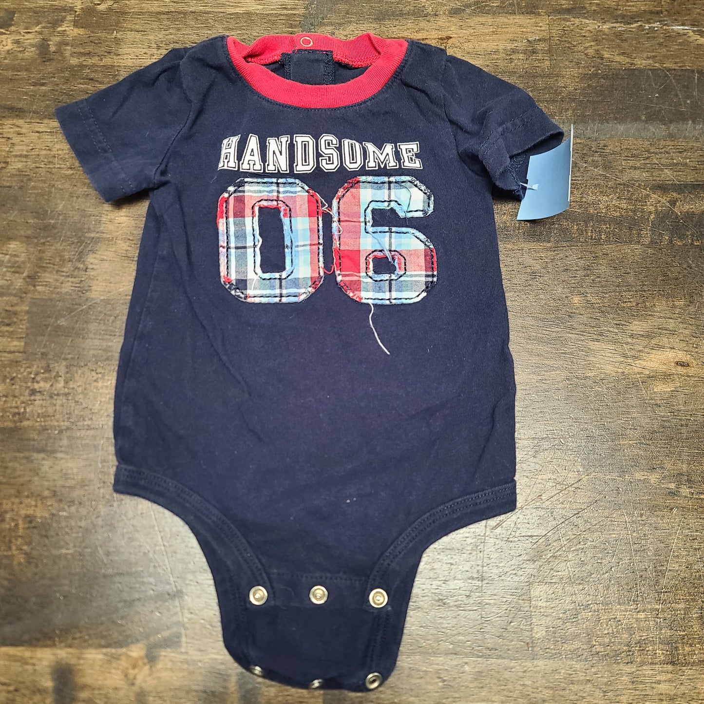 blue/red Koala Baby handsome onesie, 6M B