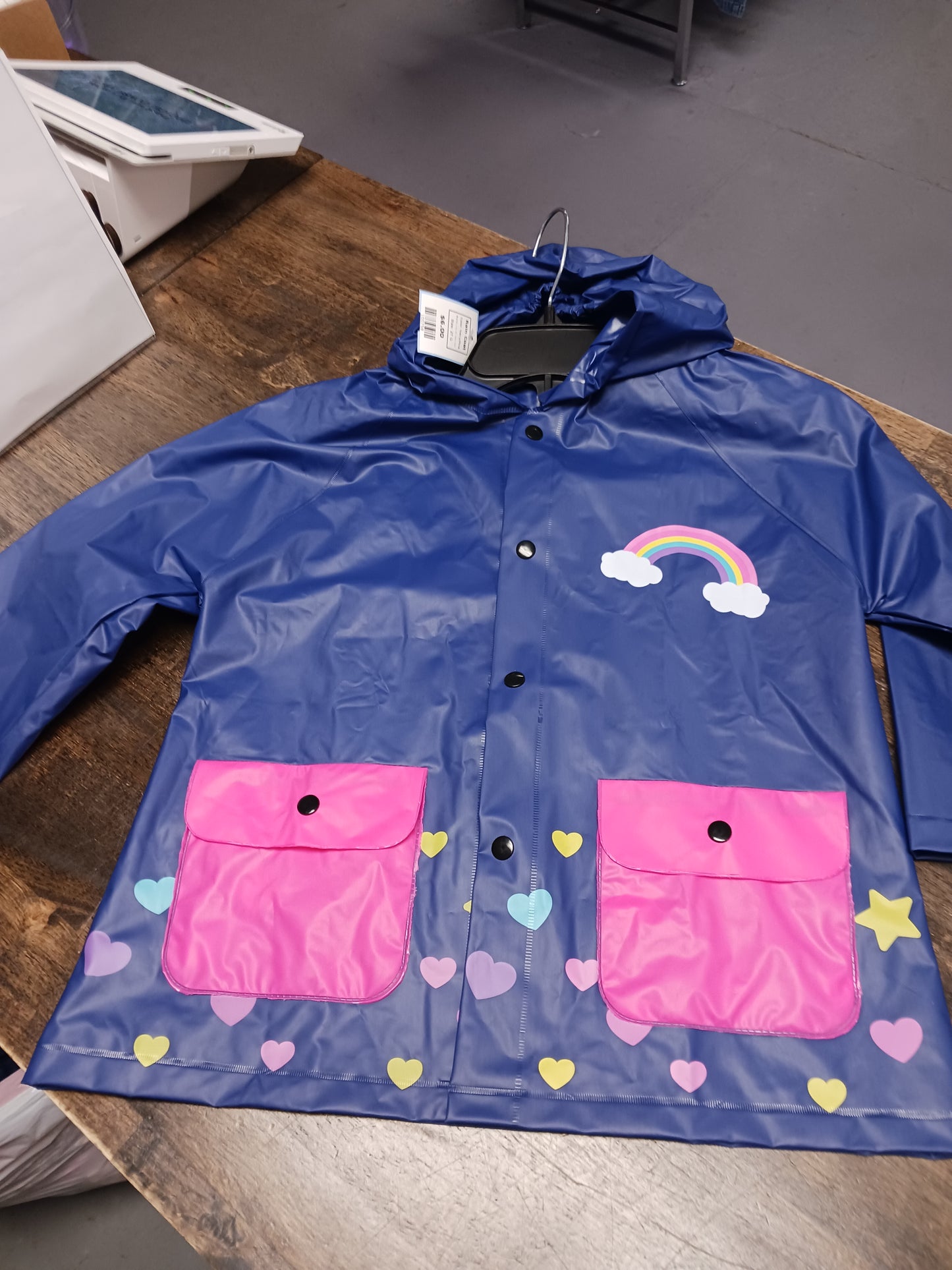 Navy/Pink Lilly Of New York Rain Coat, 2T G