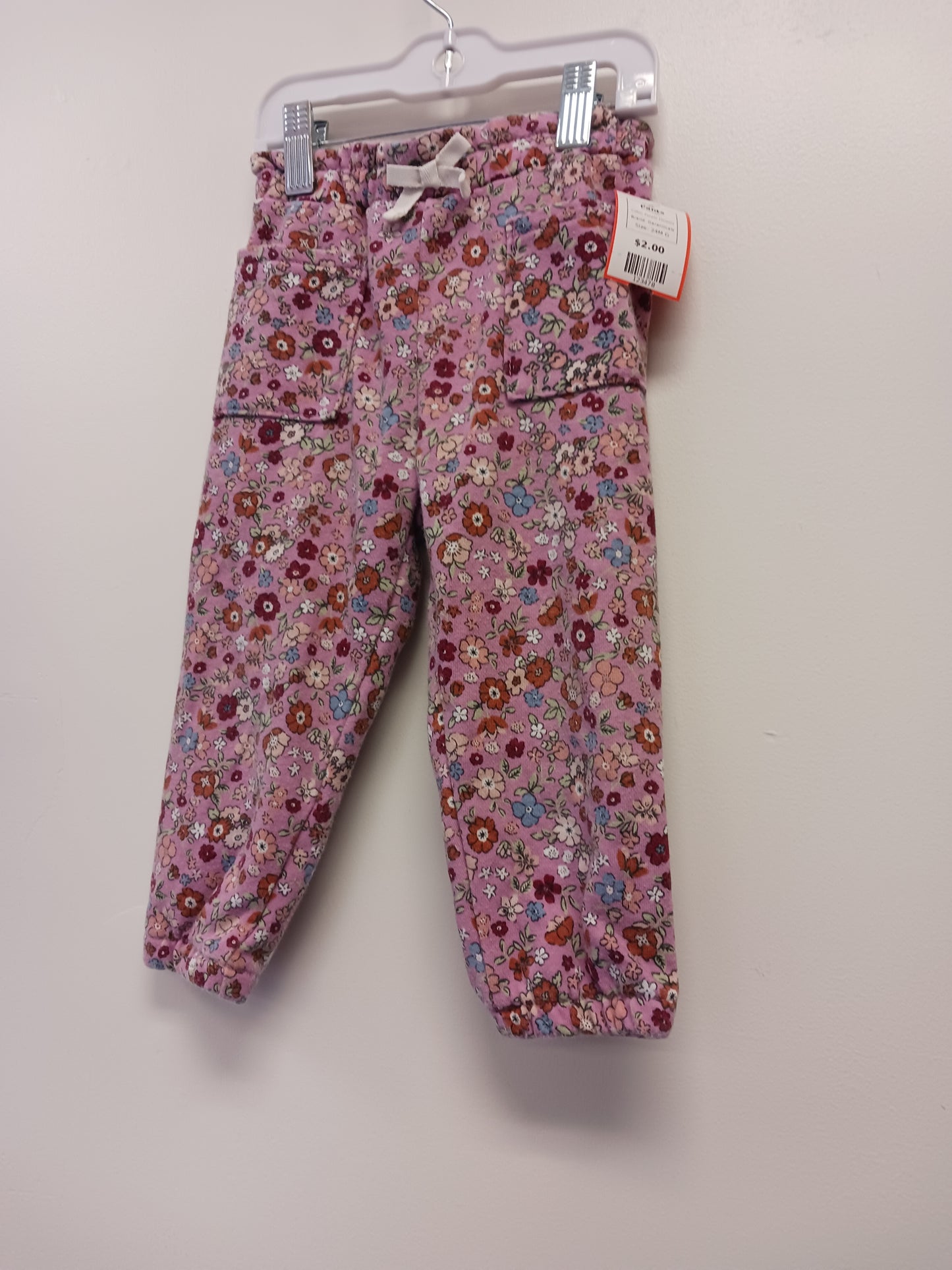 Purple Flowers Garanimals Pants, 24M G
