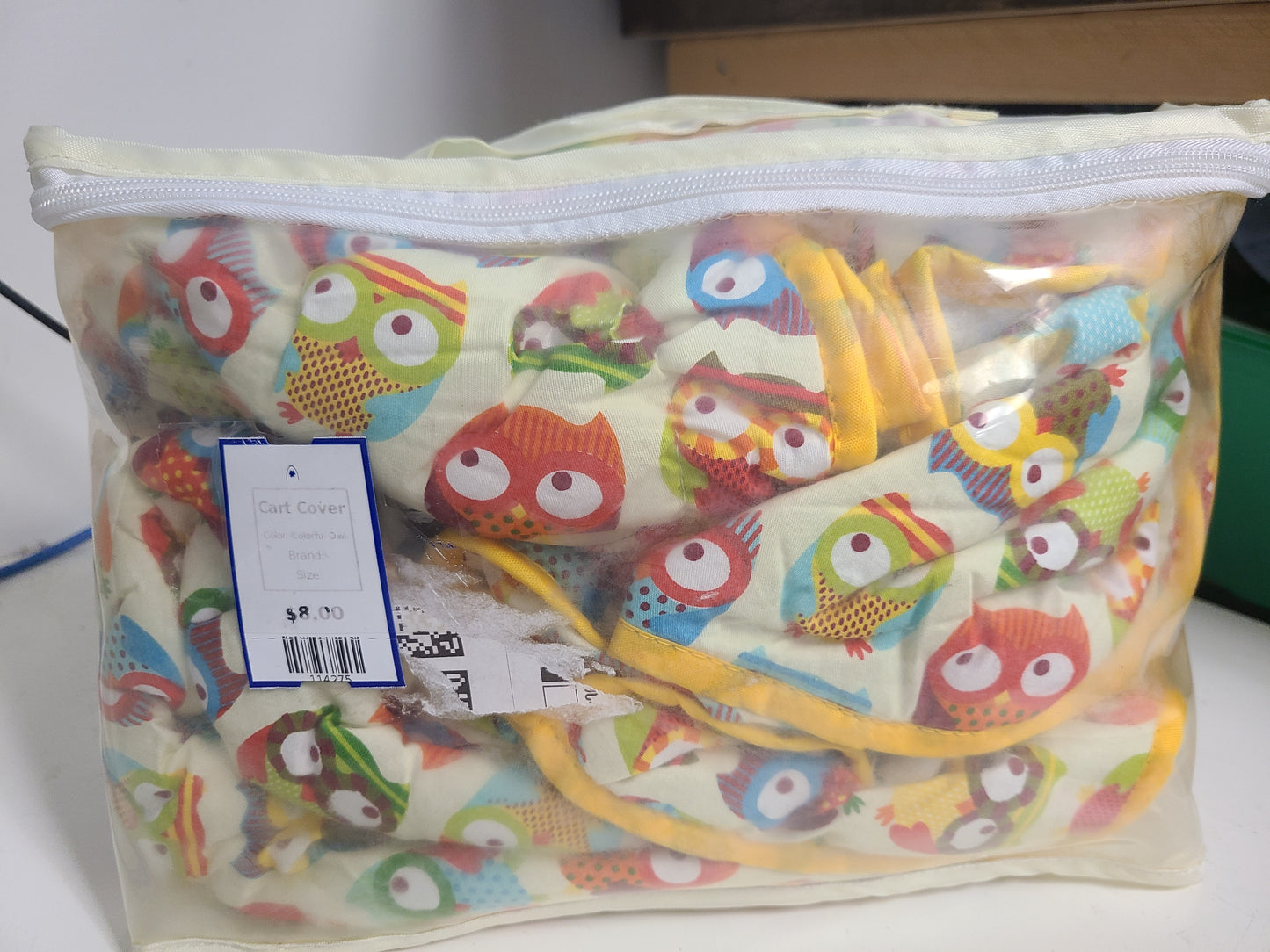 Colorful Owl Cart Cover