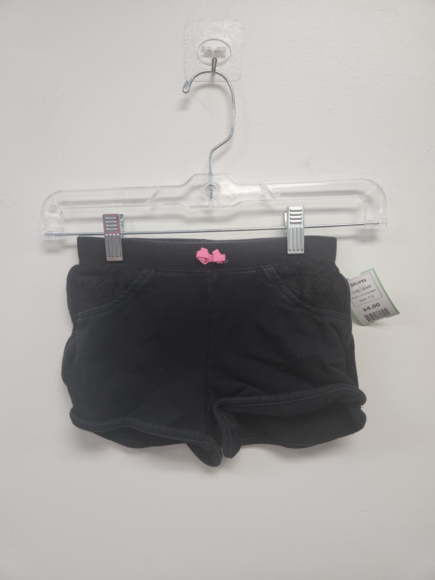 Black Jumping Bean Shorts, 7 G