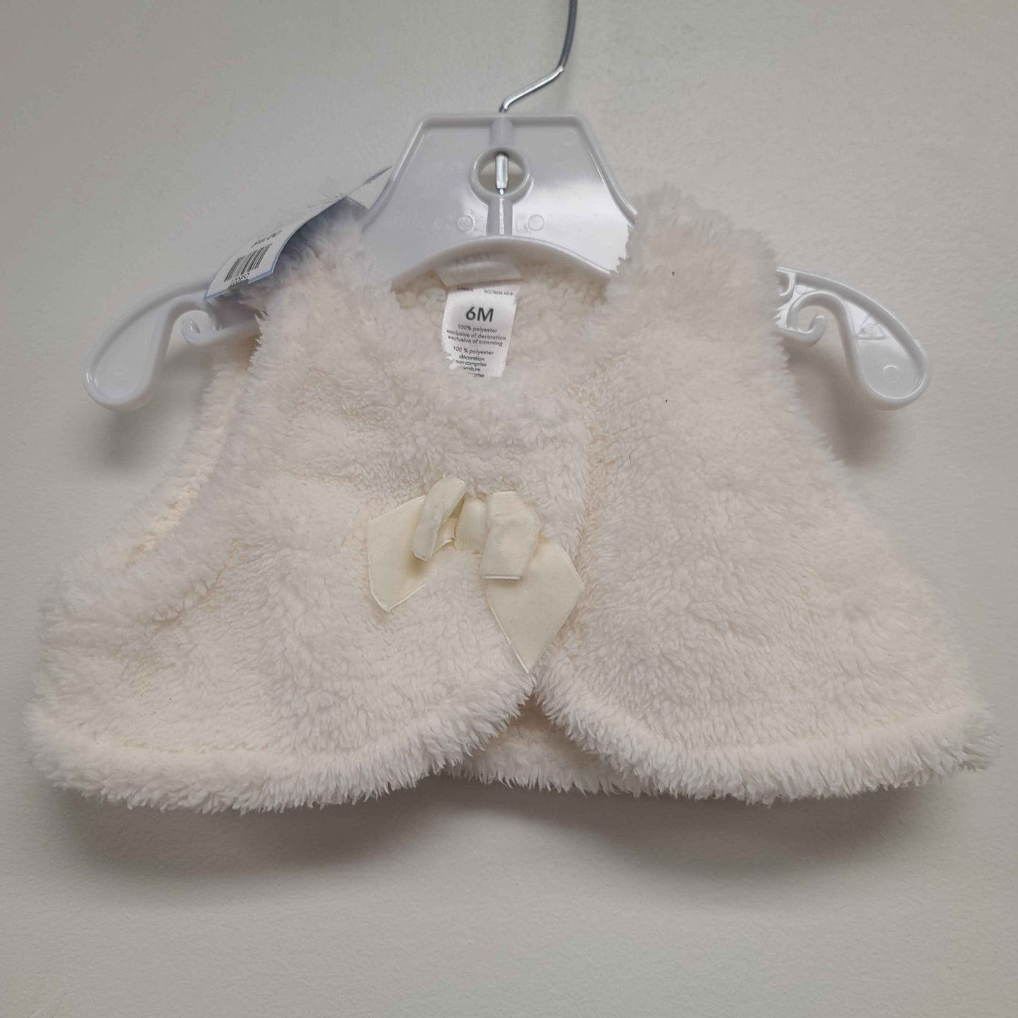 white just one you Fur Vest, 6M G