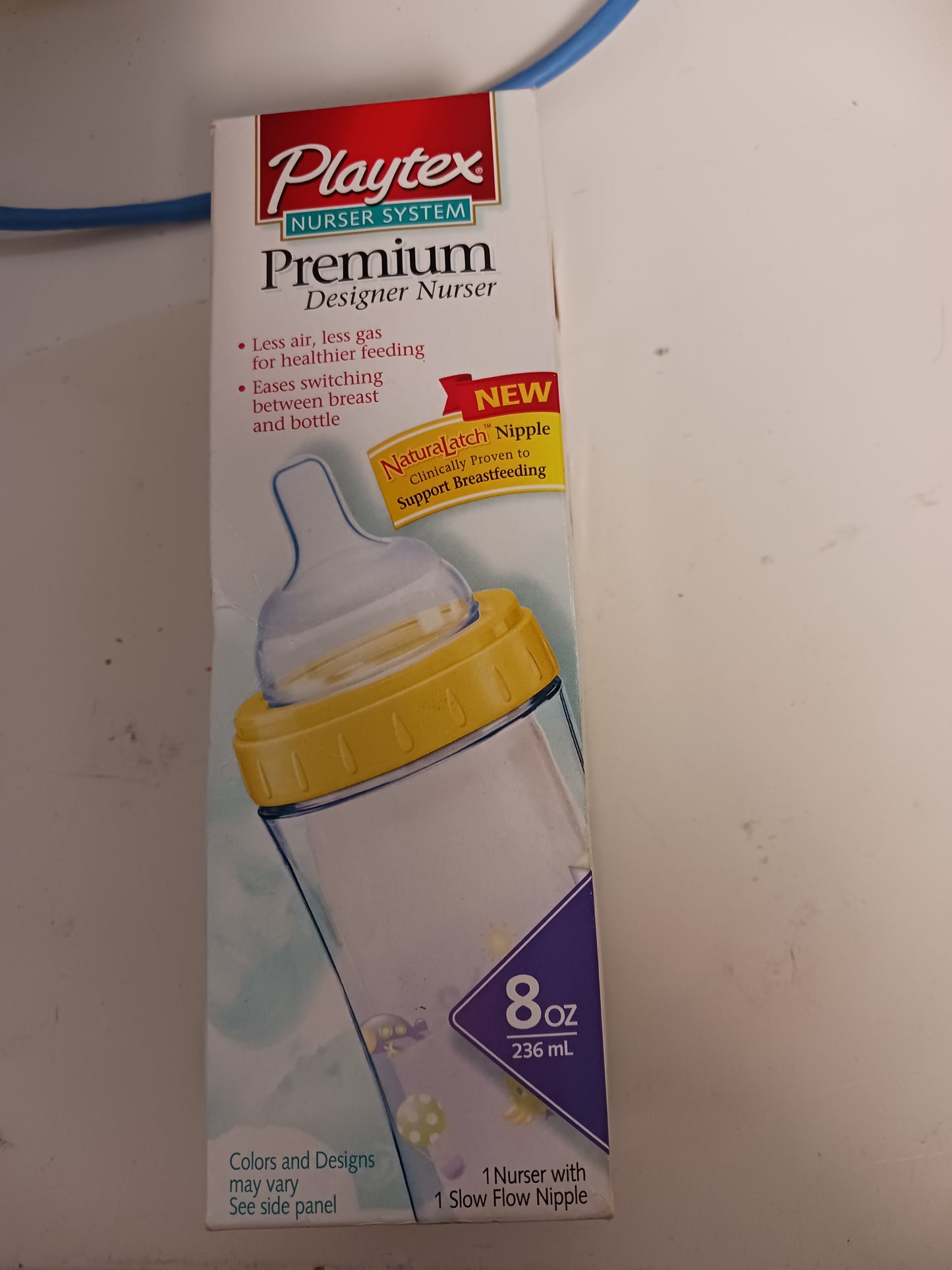 purple Playtex Preminum Designer Nurser 8 oz