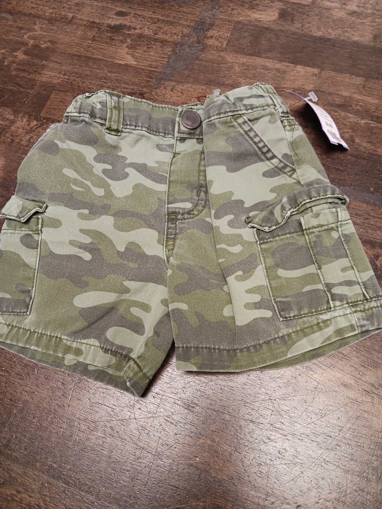Green Camo Garanimals Shorts, 18M B