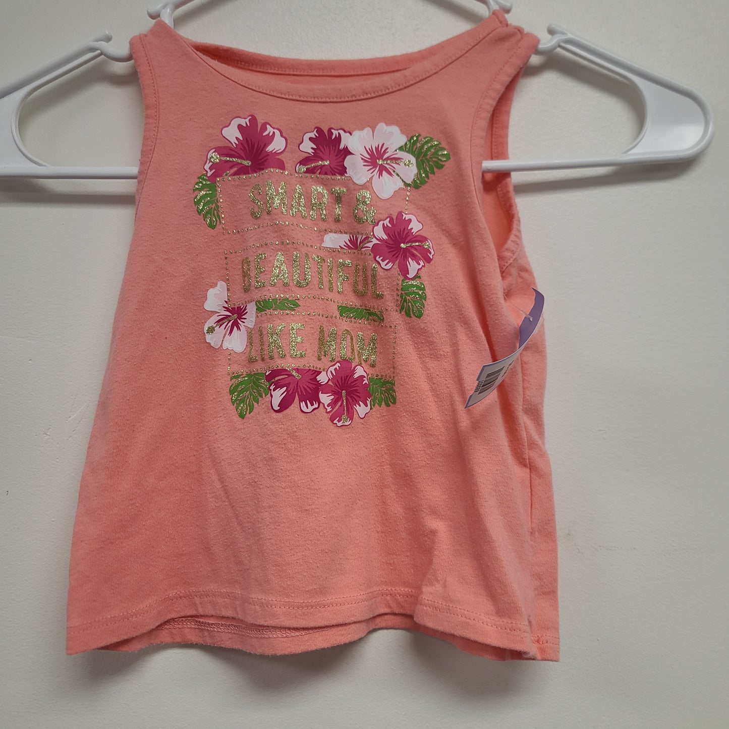 Pink Flower Childrens Place Tank Top, 2T G