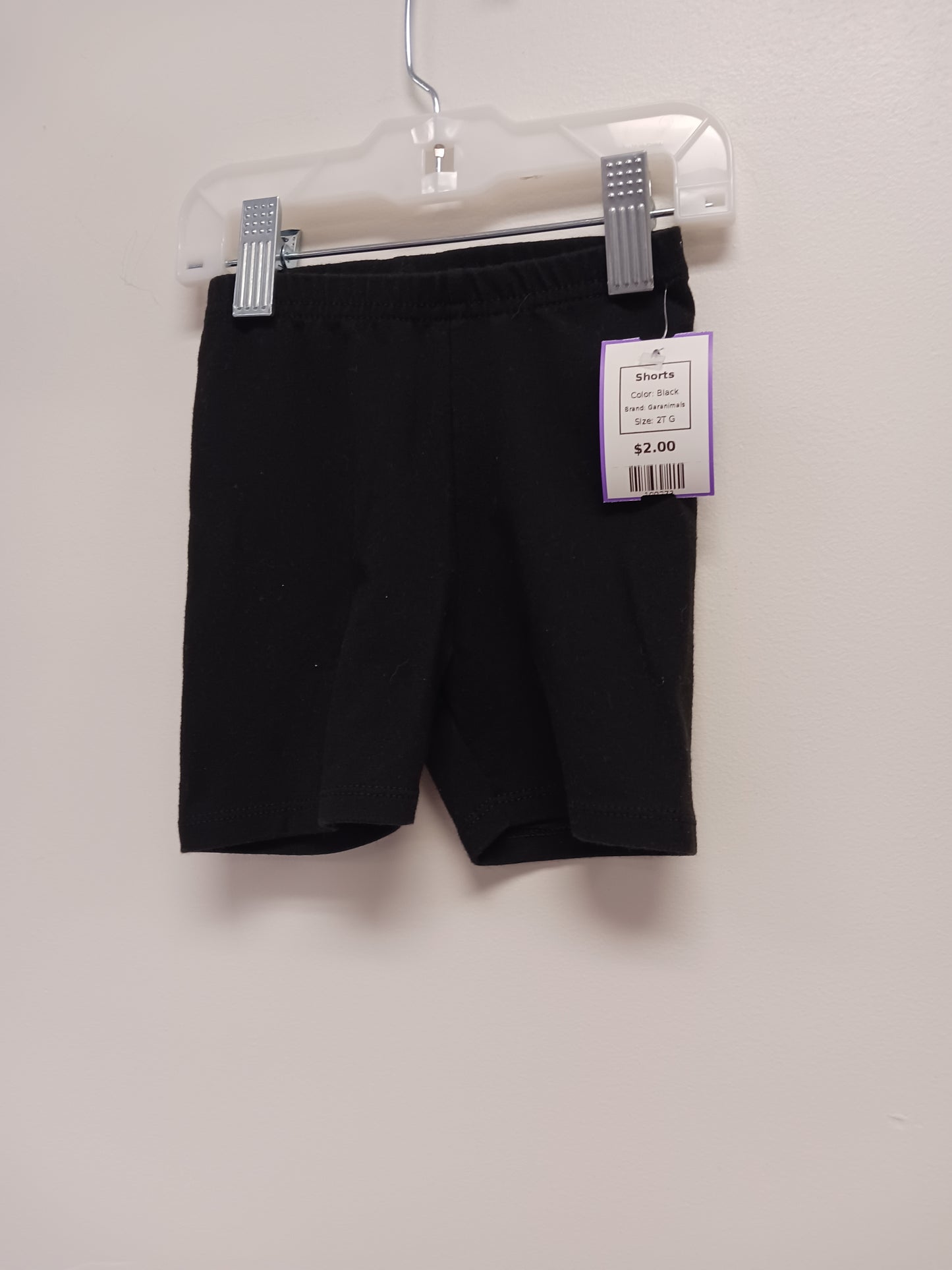 Black Garanimals Shorts, 2T G