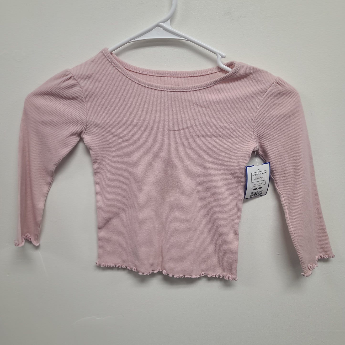 Pink Garanimals Longsleeve Shirt, 2T G