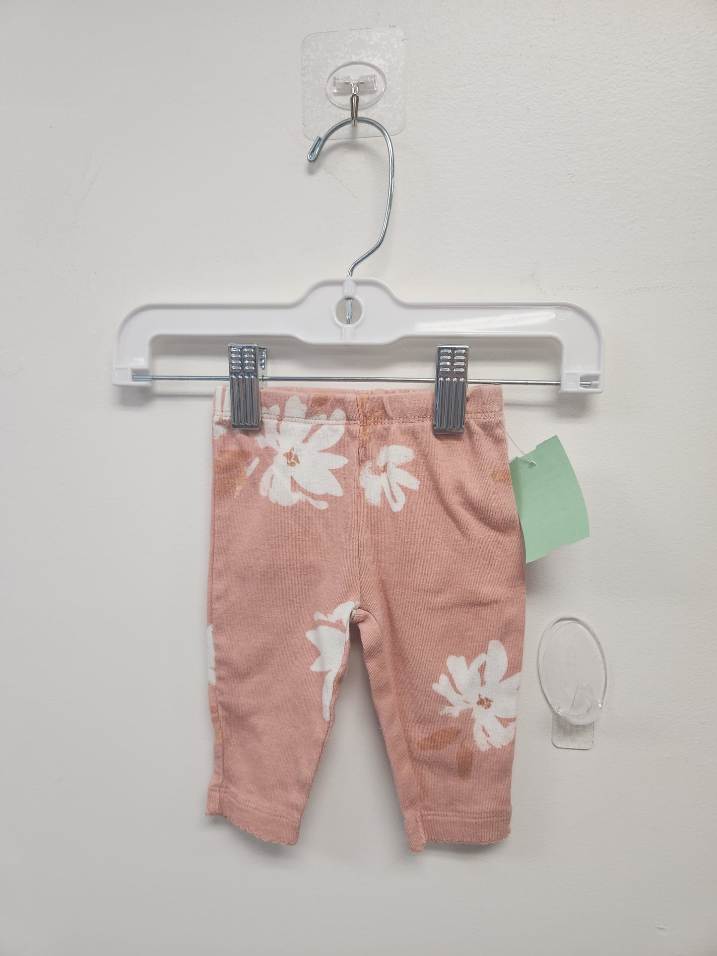 Orange Carters Flowered Pants, 3M G