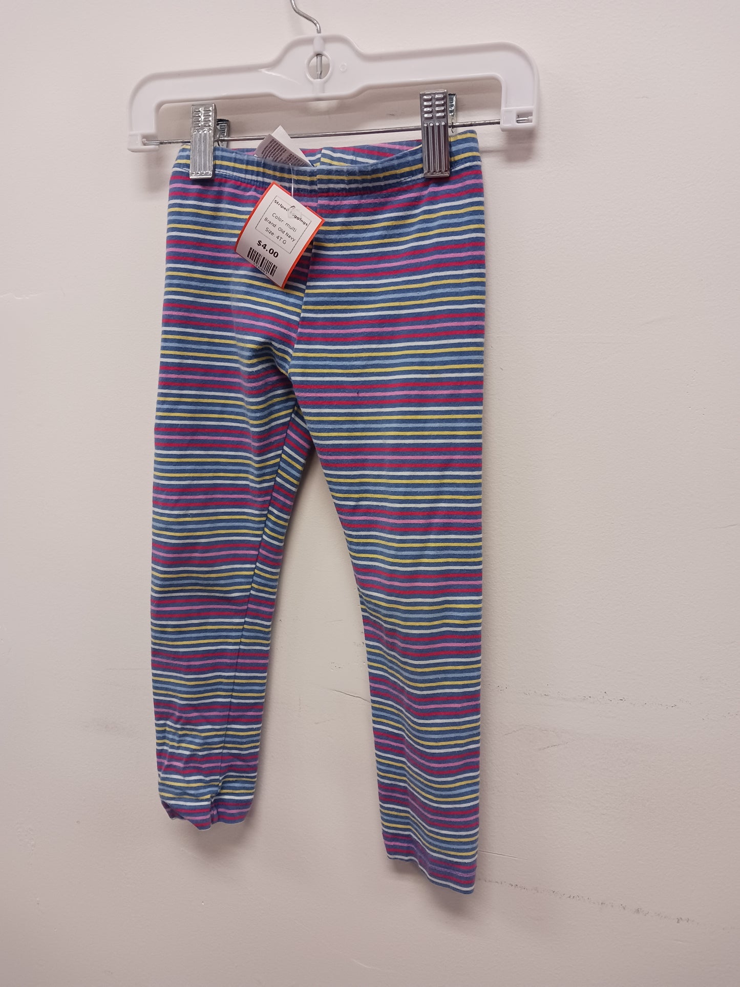multi Old Navy Striped Leggings, 4T G