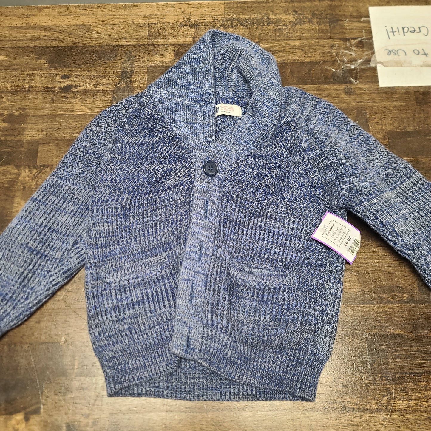 Blue H&M Sweater, 2T B