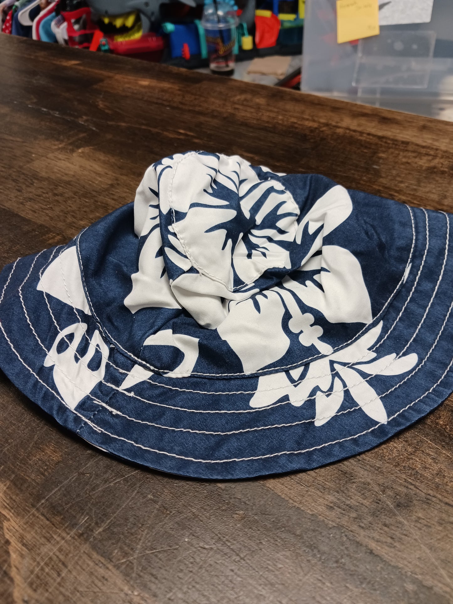 Navy/White Sun Hat, 3M B