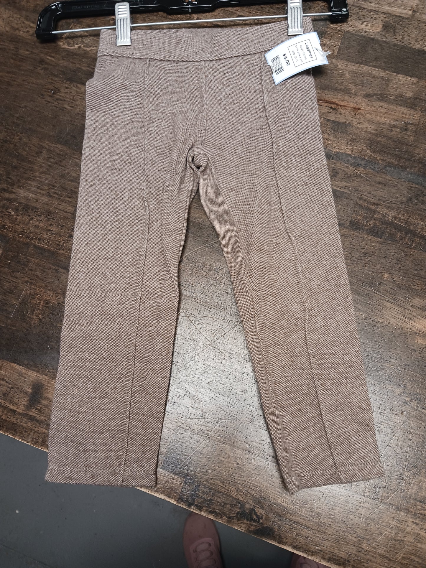 brown Janie & Jack Leggings, 3T G