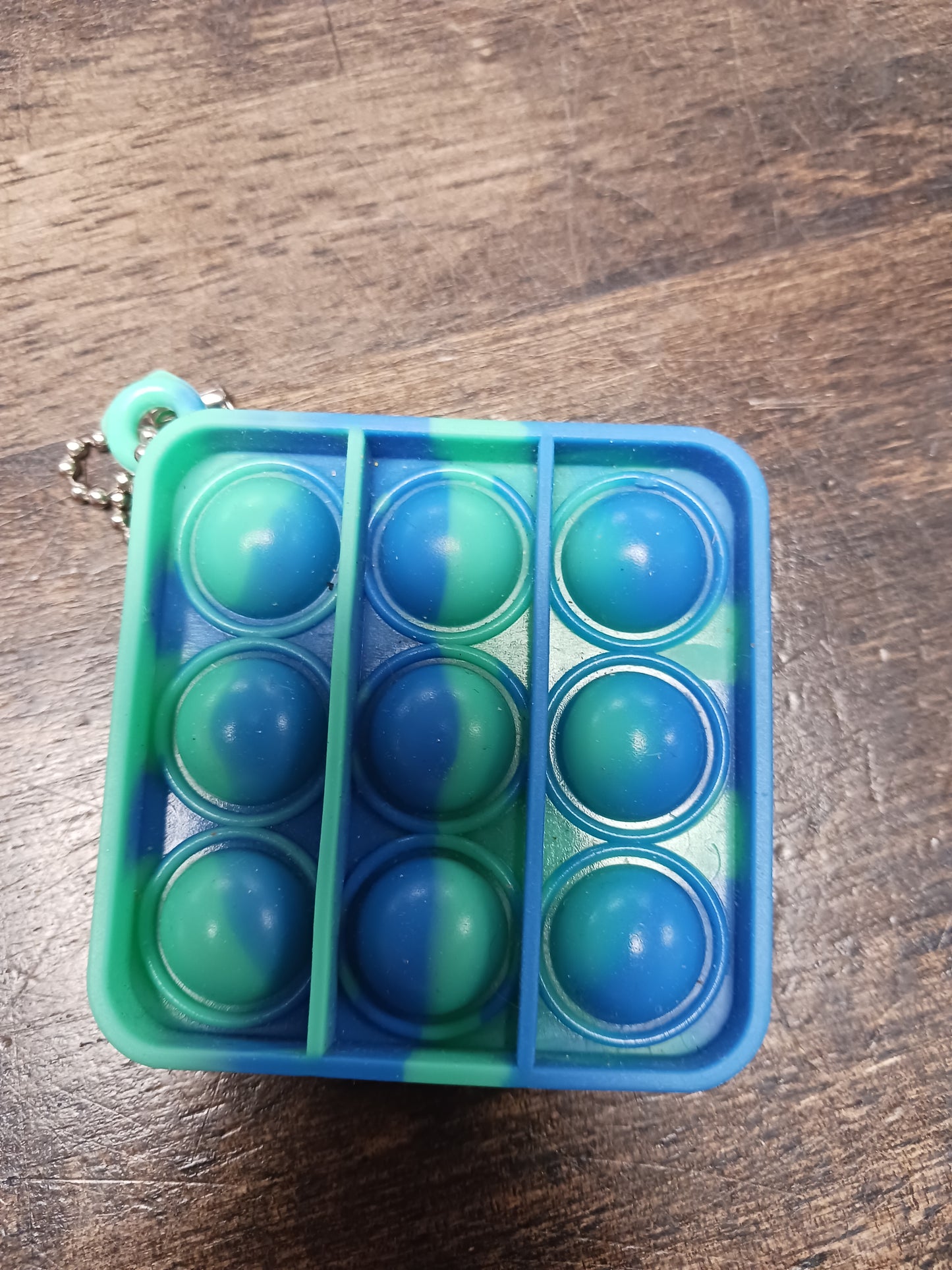 Blue/Green Keychain Pop Its