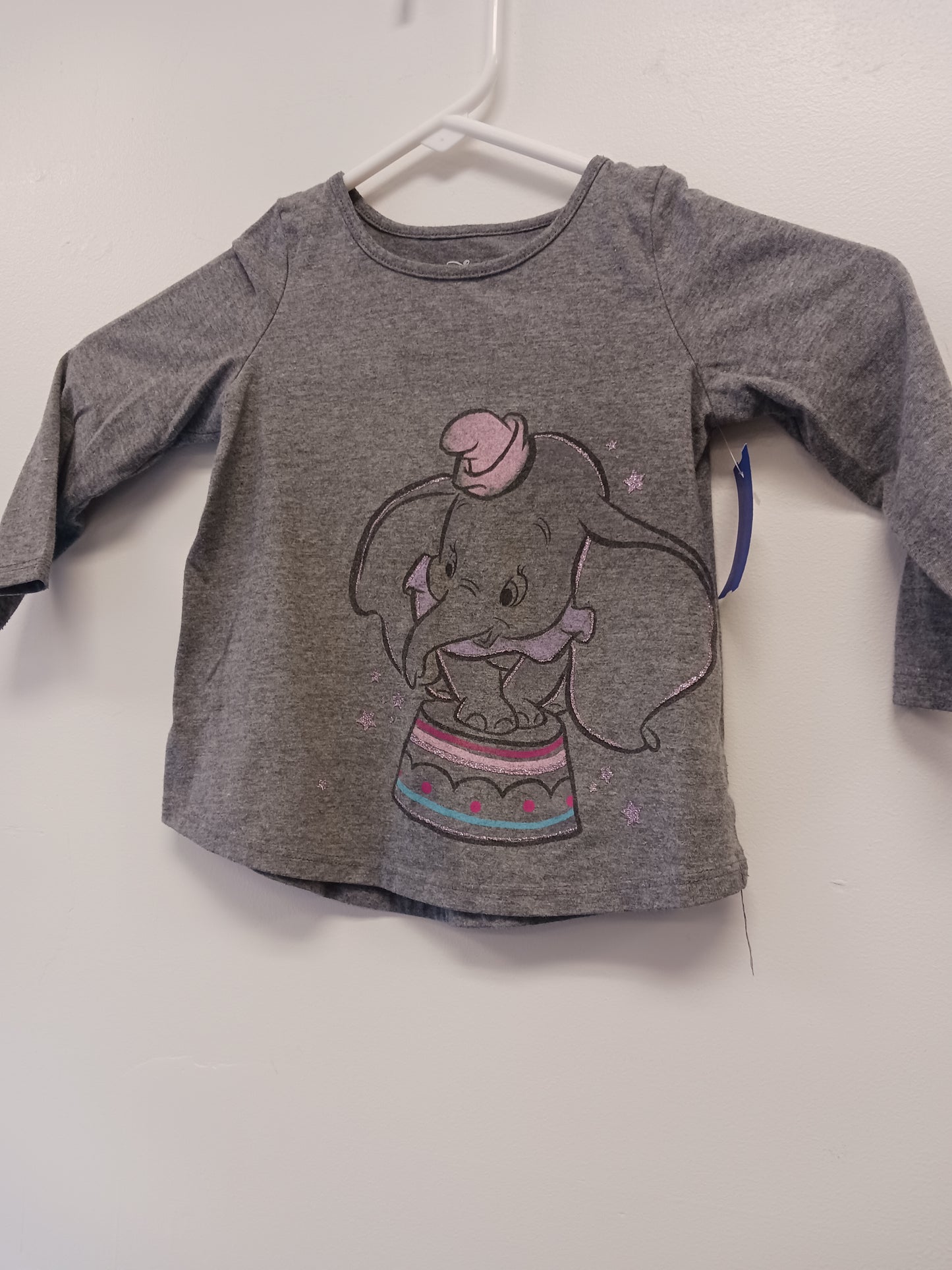 Grey Dumbo Jumping Bean Longsleeve Shirt, 18M G
