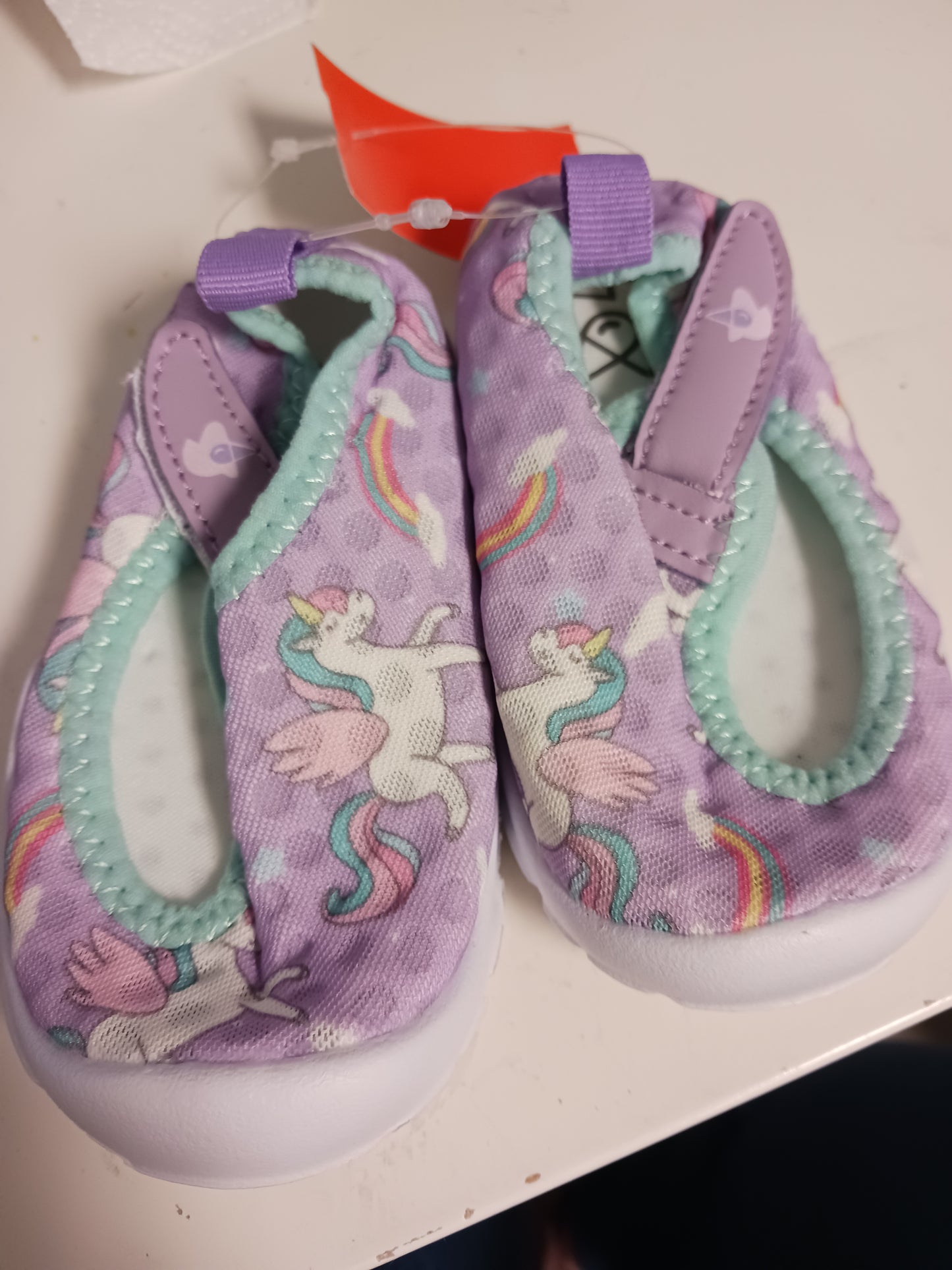 purple Unicorn Water Shoes, 5 G