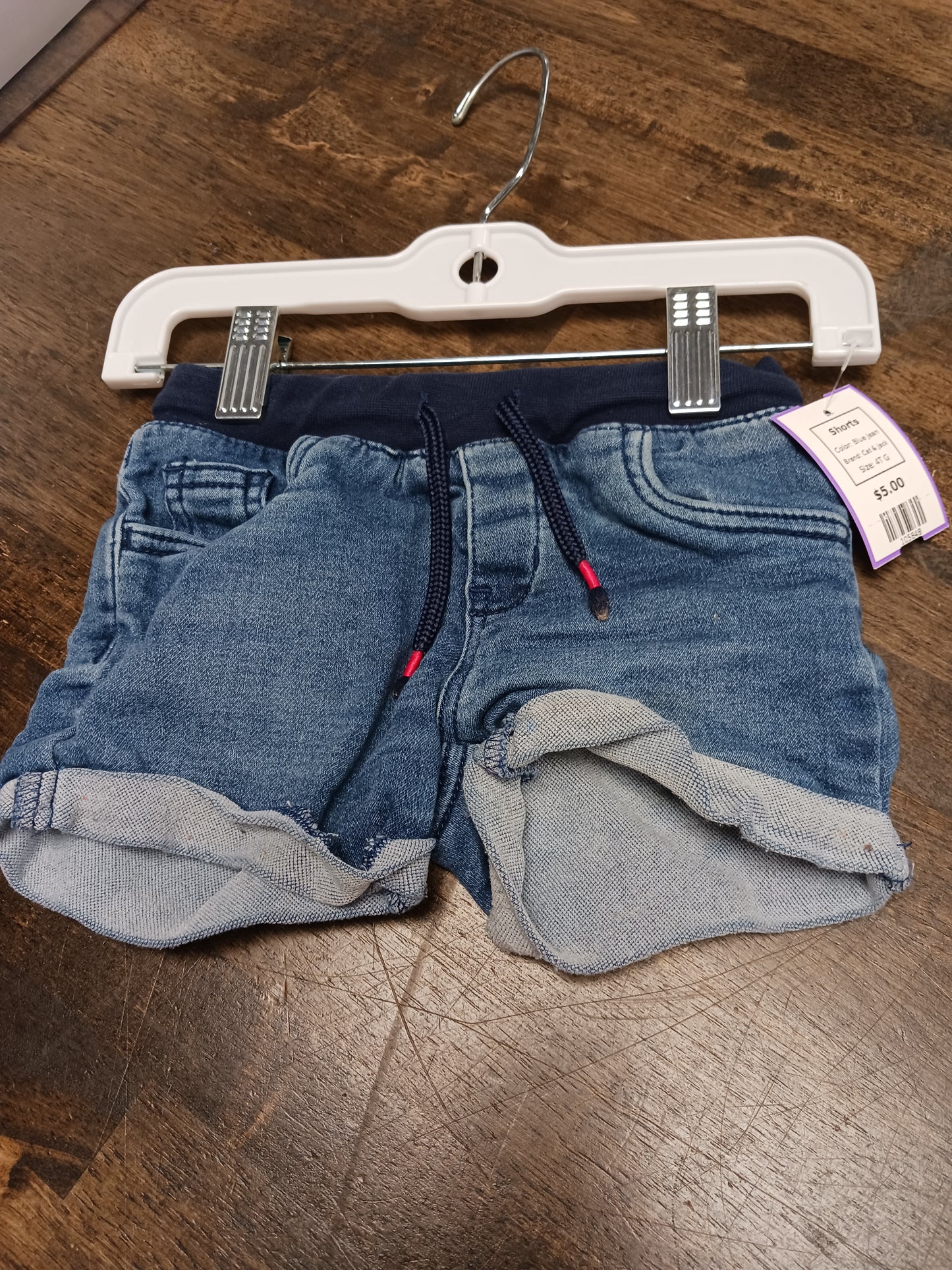 Blue Jean Cat & Jack Shorts, 4T G