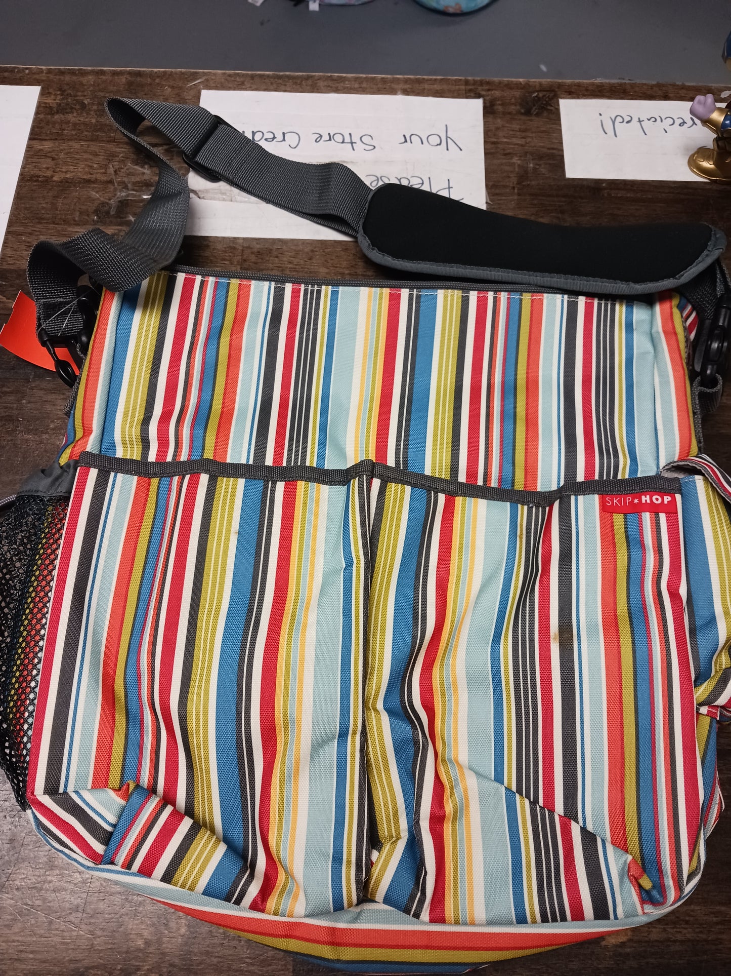 striped Skip Hop Striped Diaper Bag